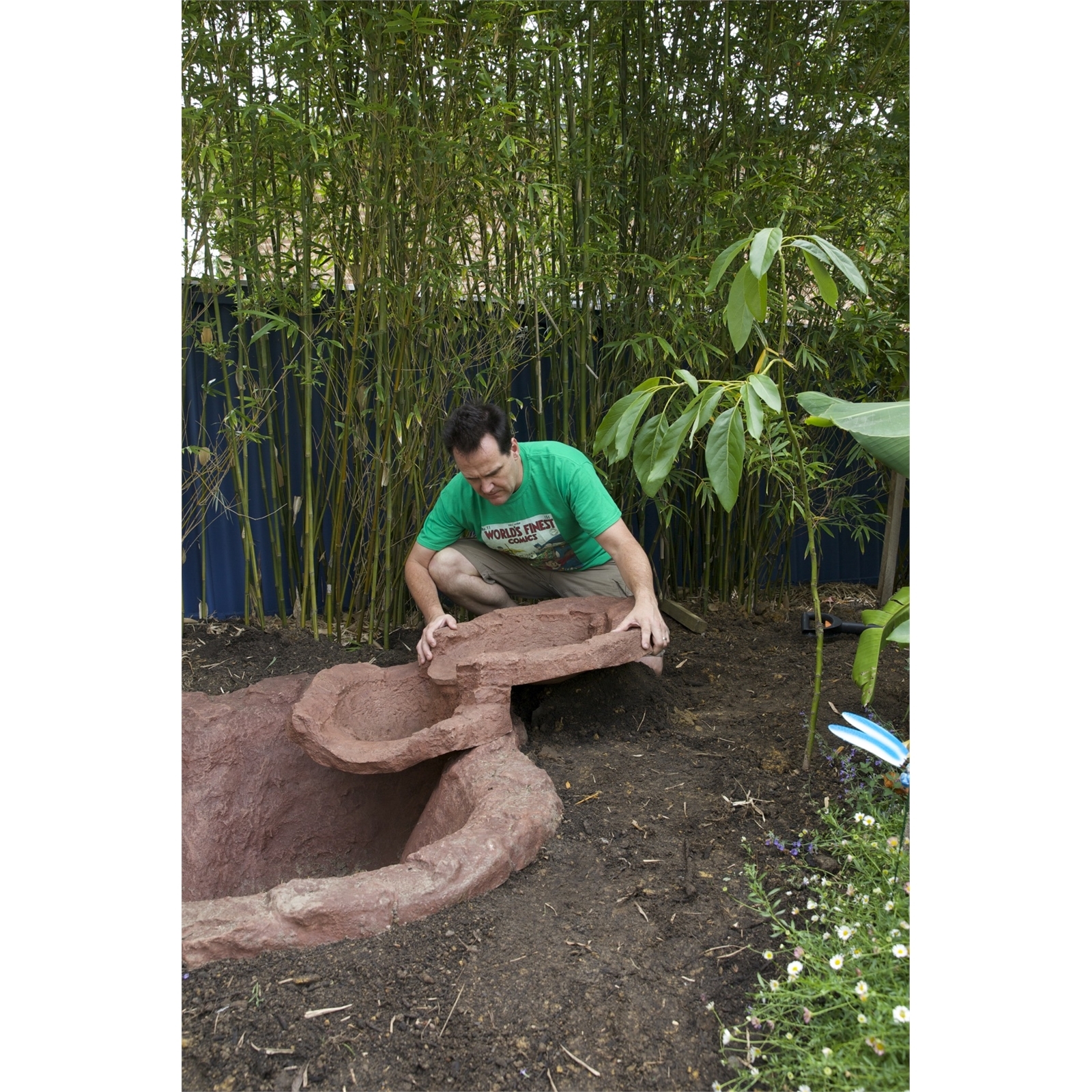 Aquapro 100L Small Rock Look Pond Bunnings Australia