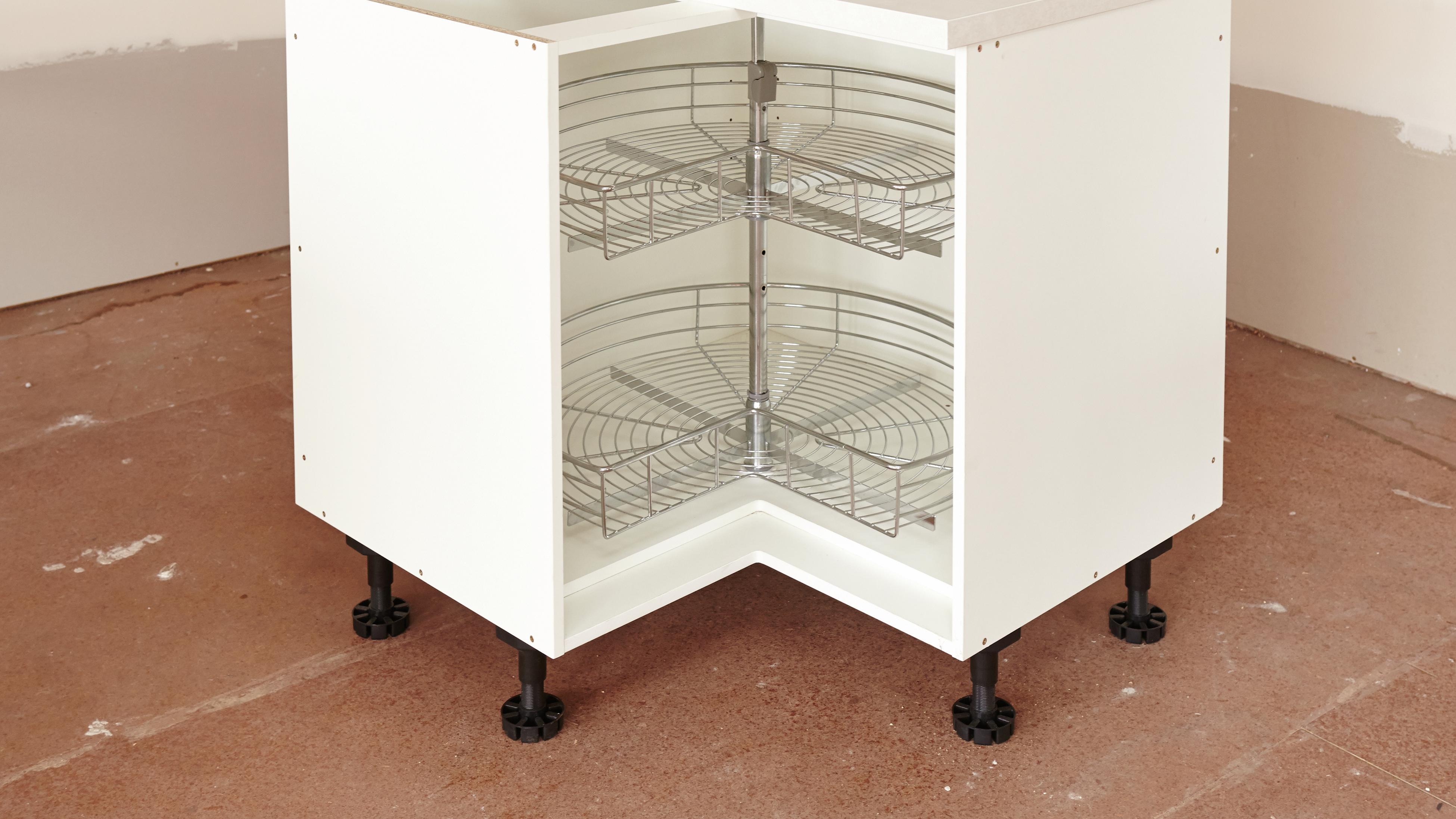 Corner Rotating Basket for Wardrobe