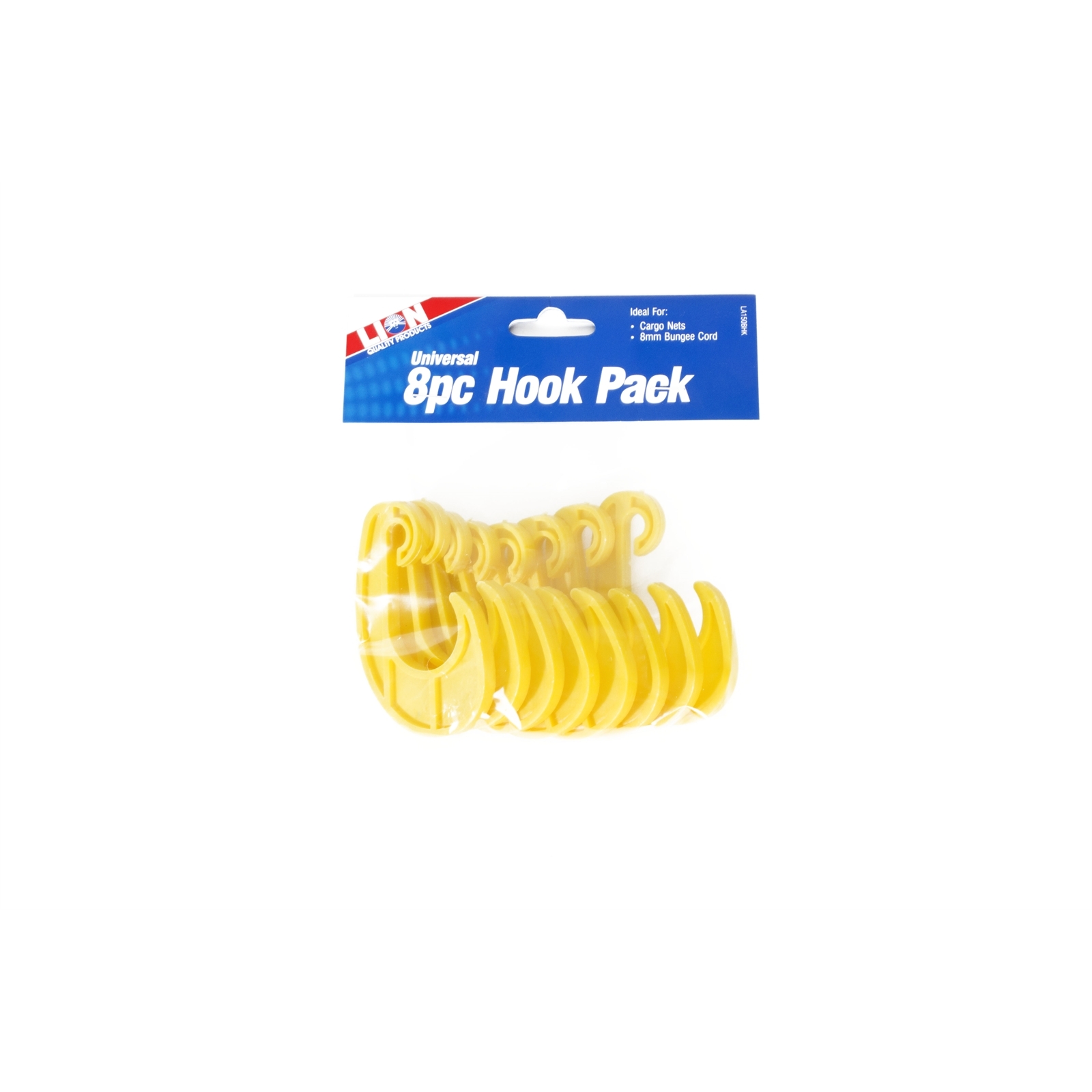 Lion 8mm Universal Cargo Net Bungee Cord Hook 8 Pack Bunnings Australia