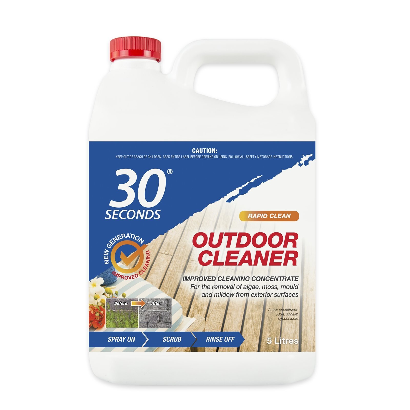 30 Seconds 5L Outdoor Cleaner Concentrate Bunnings Australia