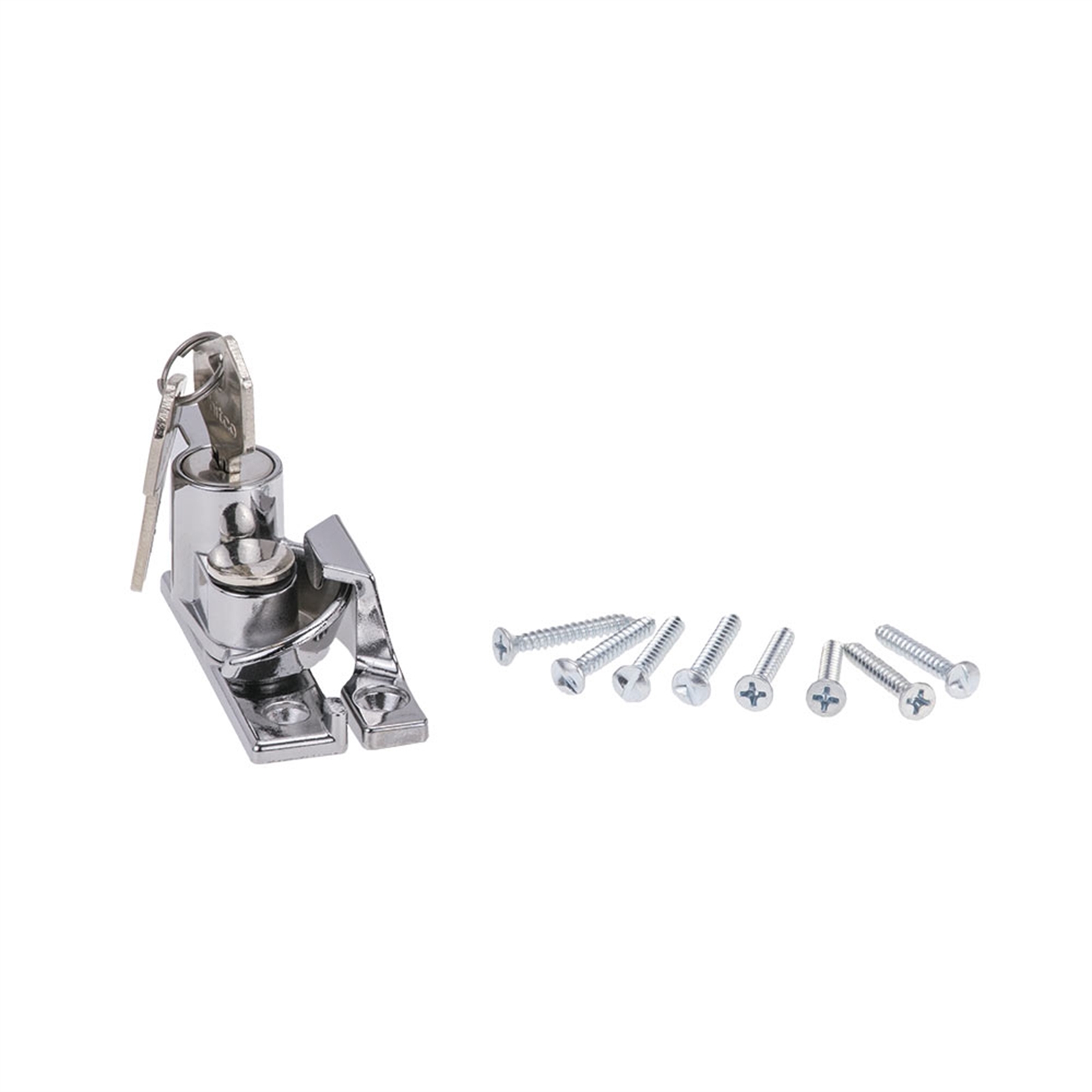 Whitco Bright Chrome Keyed Sash Lock Bunnings Australia