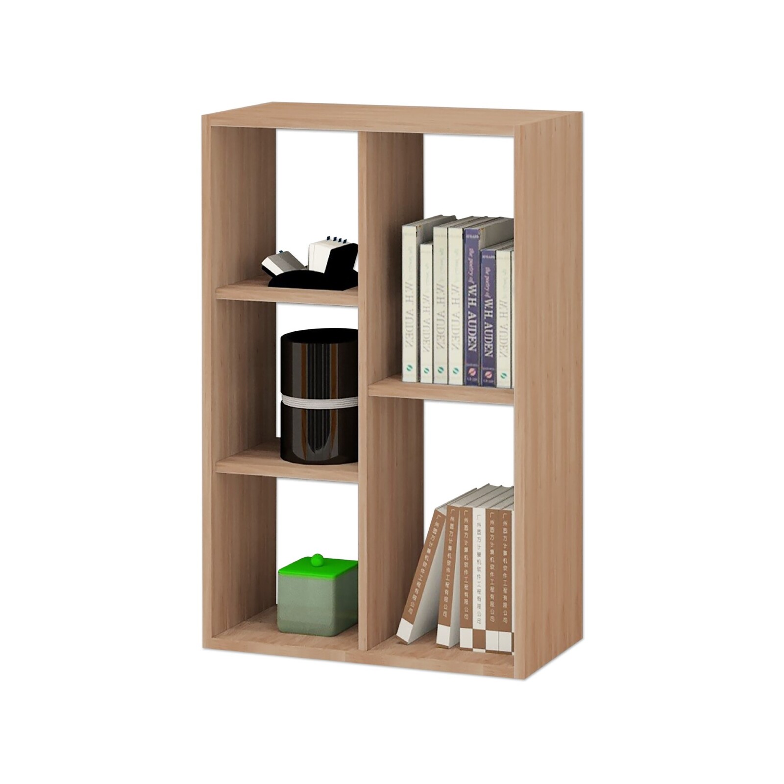 Montgomery 592 x 280 x 882mm Basics 5 Shelf Oak Storage Unit Bunnings