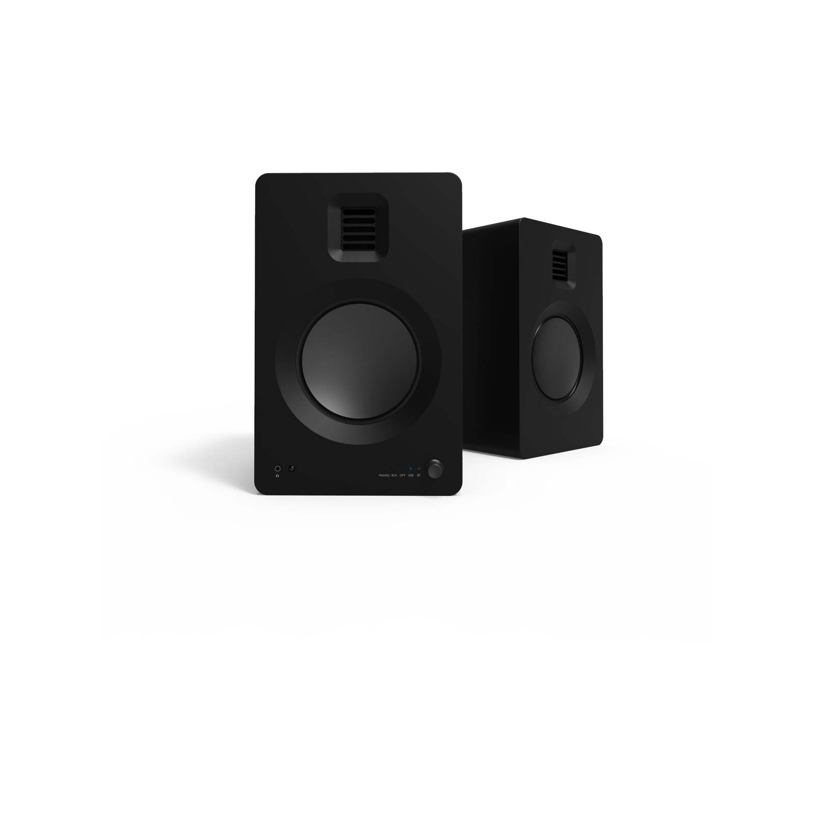Kanto TUK 260W Powered Bookshelf Speakers with Headphone Out, USB Input