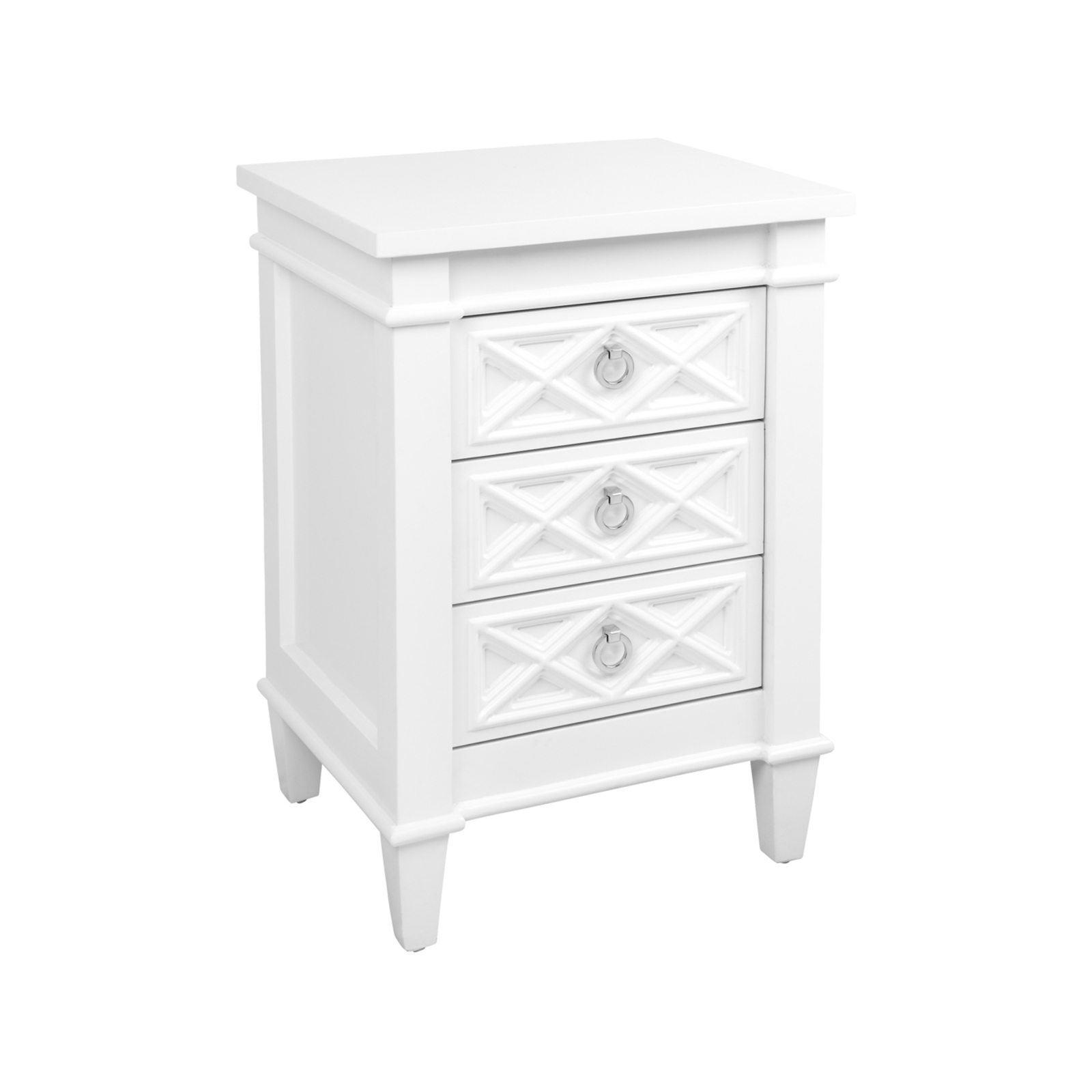 Plantation Bedside Table Small White Bunnings Australia