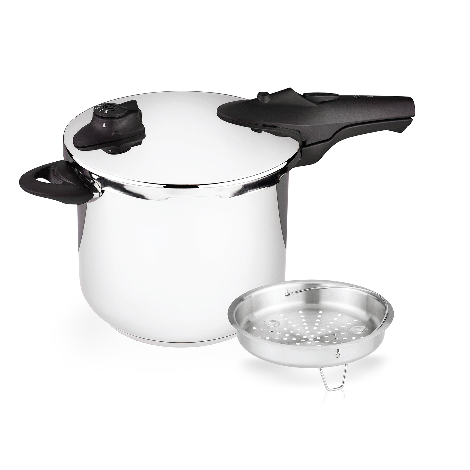 Tramontina 6L Pressure Cooker With Steamer Basket Bunnings Australia