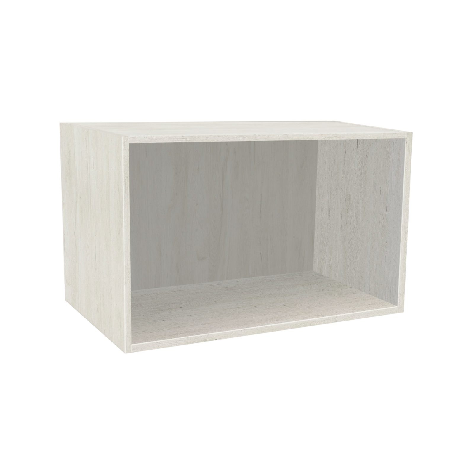 Kaboodle 700-799mm Salty Oak Customisable Open Slimline Shelf ...