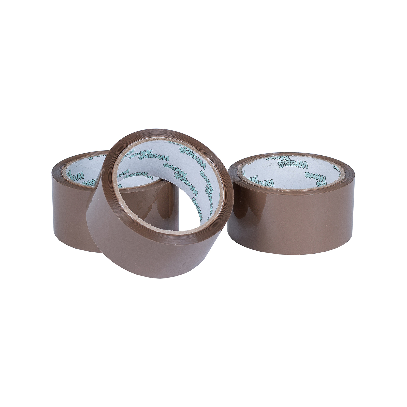 Wrap & Move 48mm x 50m Brown Packaging Tape 3 Pack Bunnings New Zealand