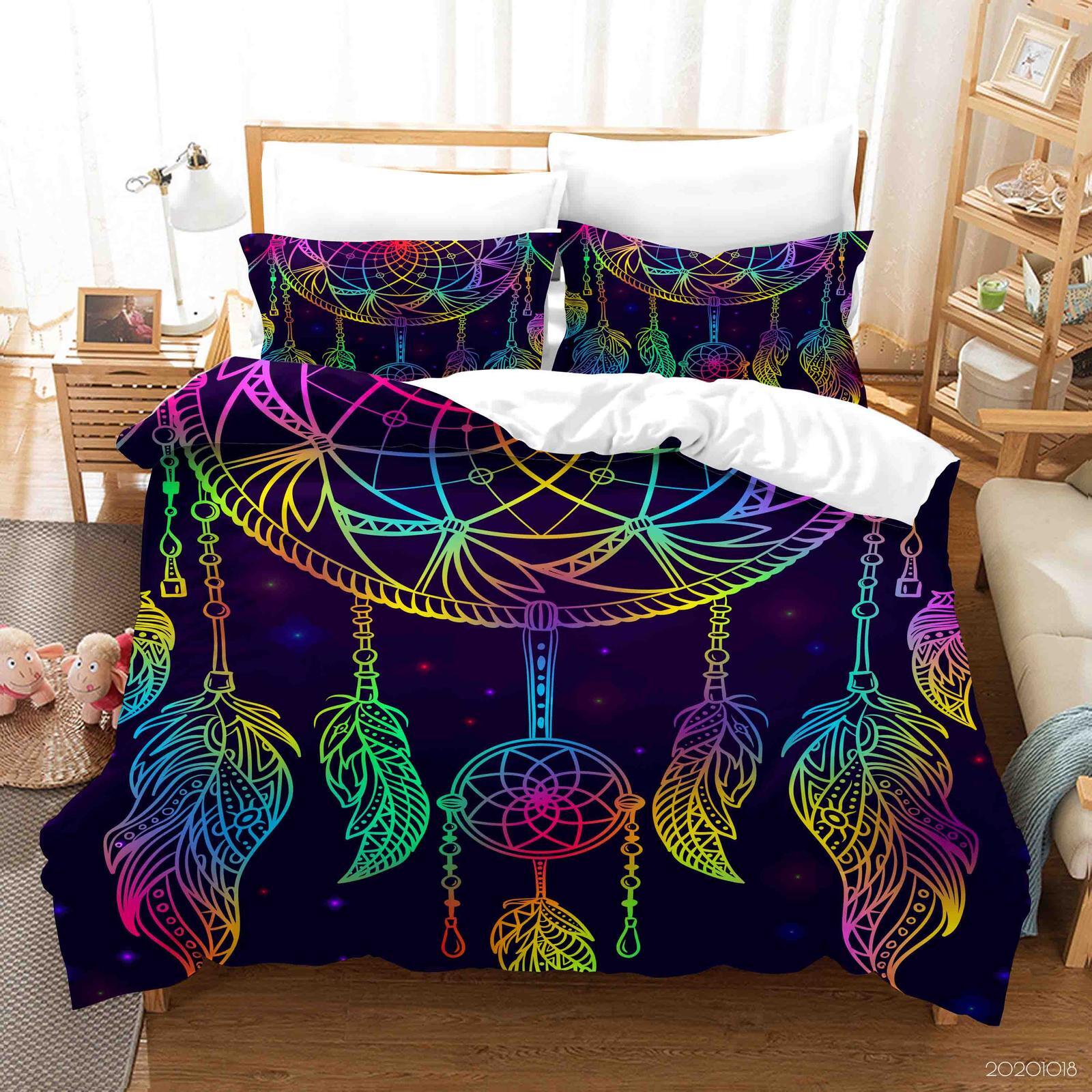 Flying dream catcher four-piece home textile