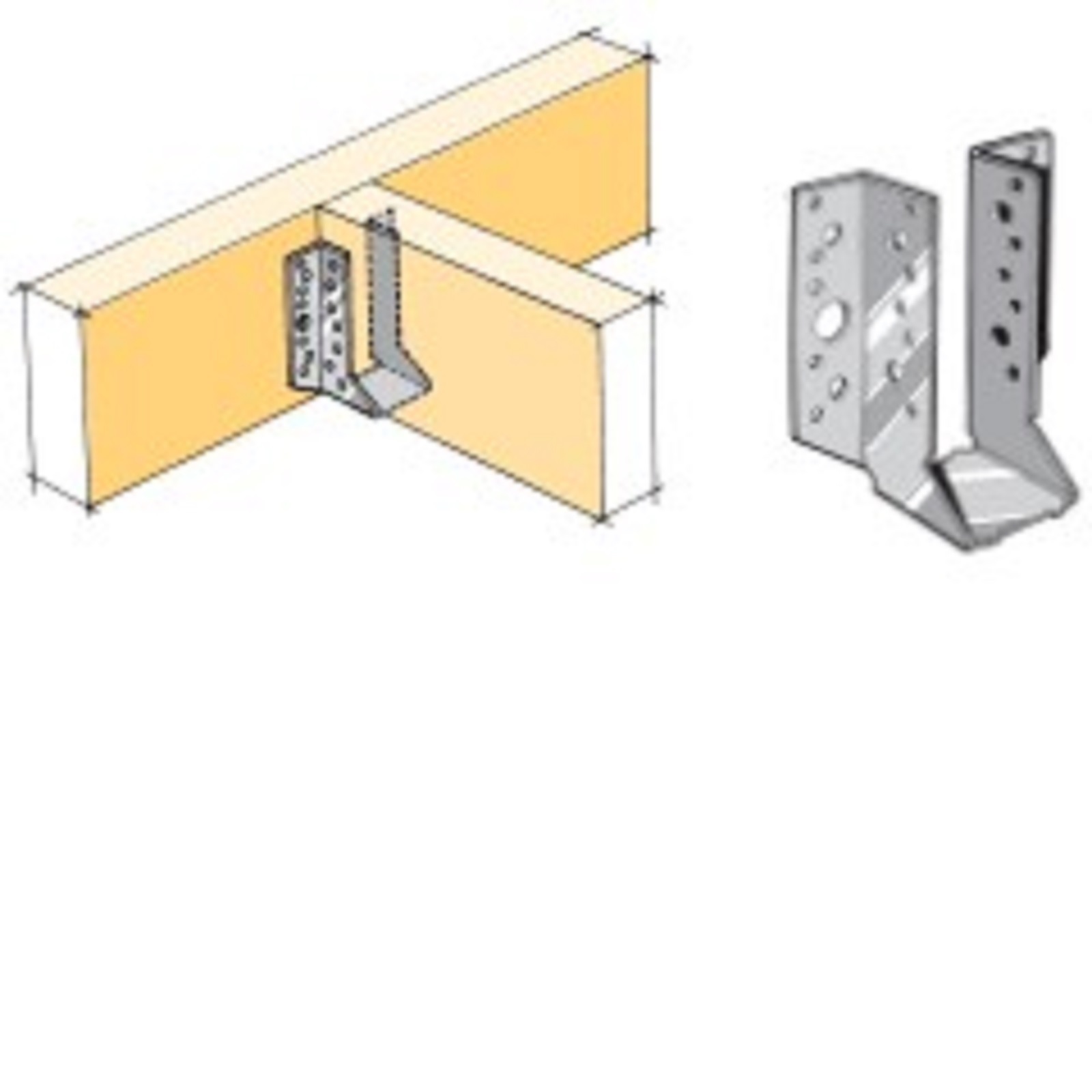 LUMBERLOK Joist Hanger 95x165mm Stainless Steel SSJH95 Bunnings New