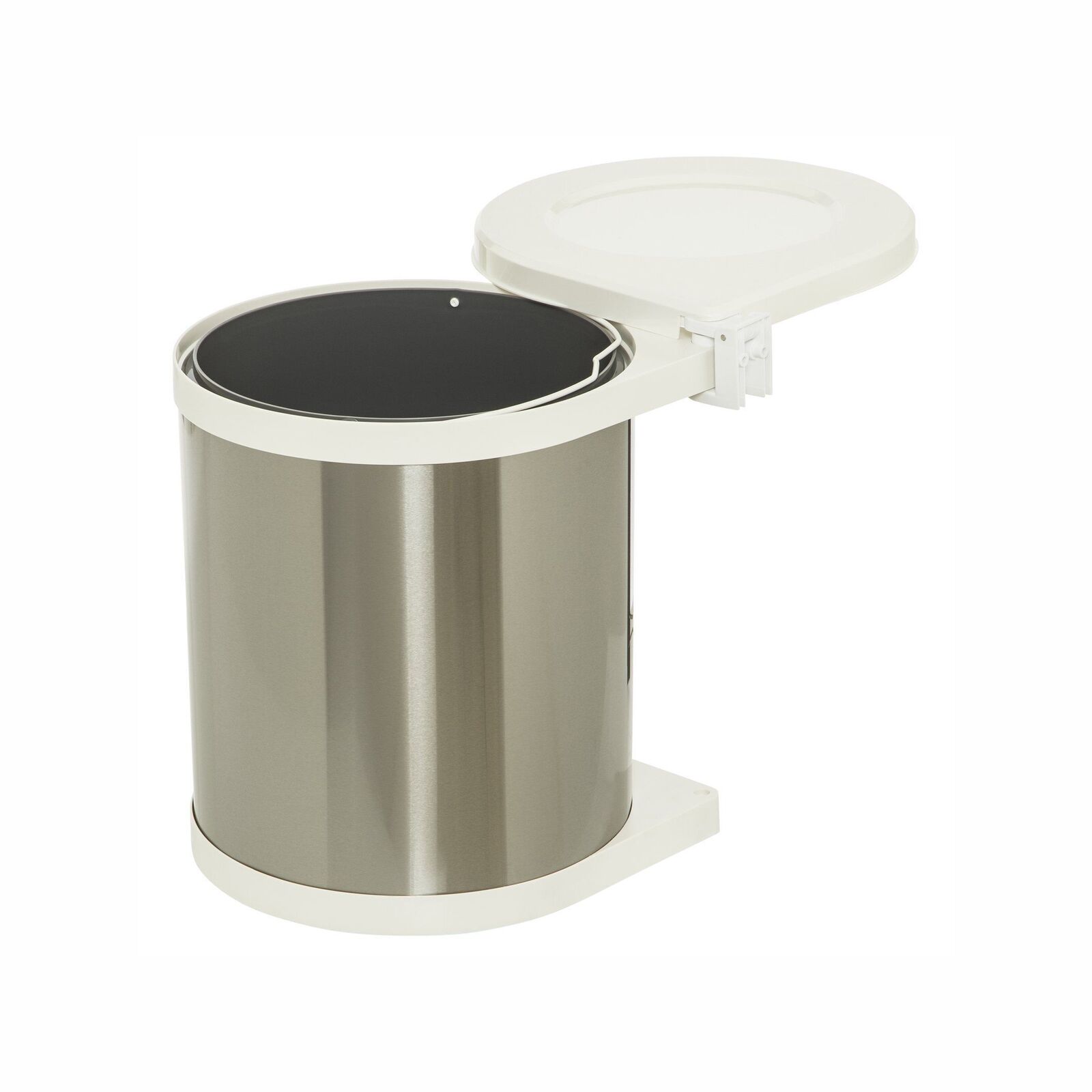 Kaboodle 15L Swing Out Chrome Waste Bin Bunnings Australia