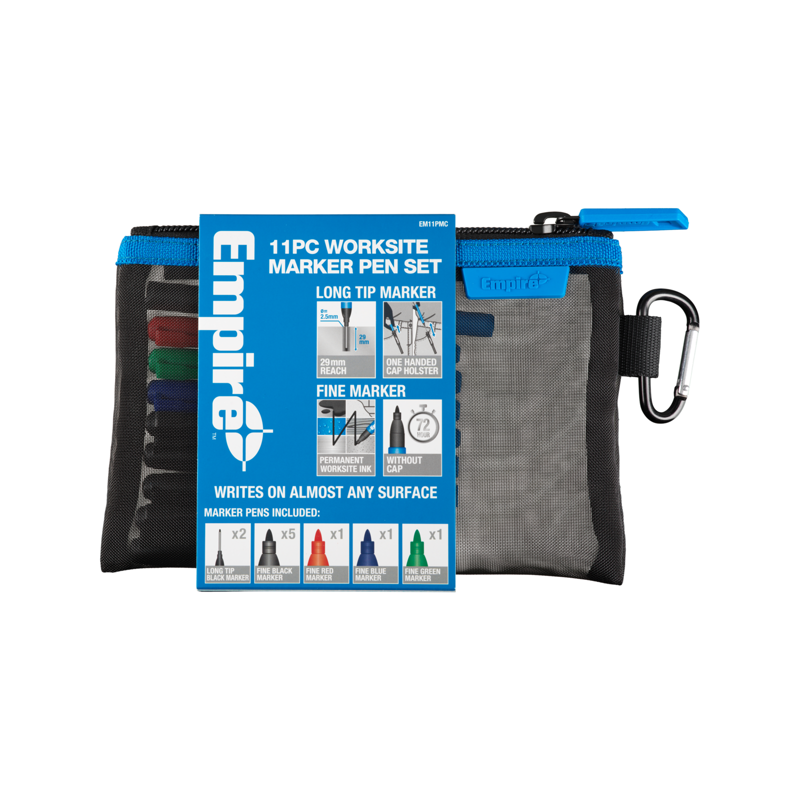 Empire 11Piece Marker & Pouch Set Bunnings Australia