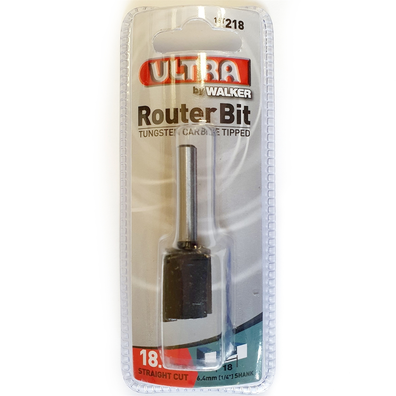 Ultra 6.4 x 18mm Straight Router Bit Bunnings Australia