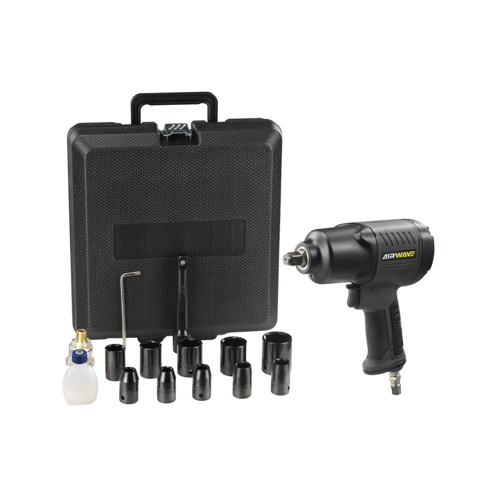 Ryobi ½” 17 Piece Airwave Impact Wrench Kit Bunnings New Zealand