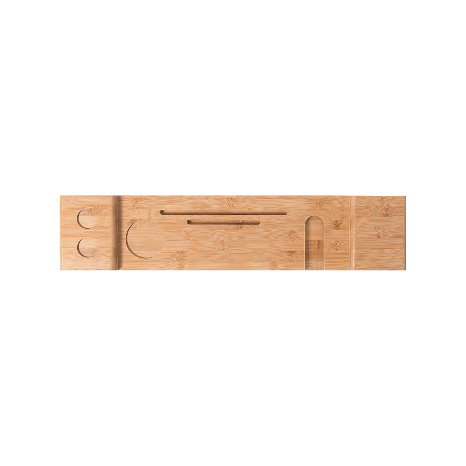 Sherwood Home Bamboo Bathtub Caddy Tray Natural Bamboo 70x15.5x4cm