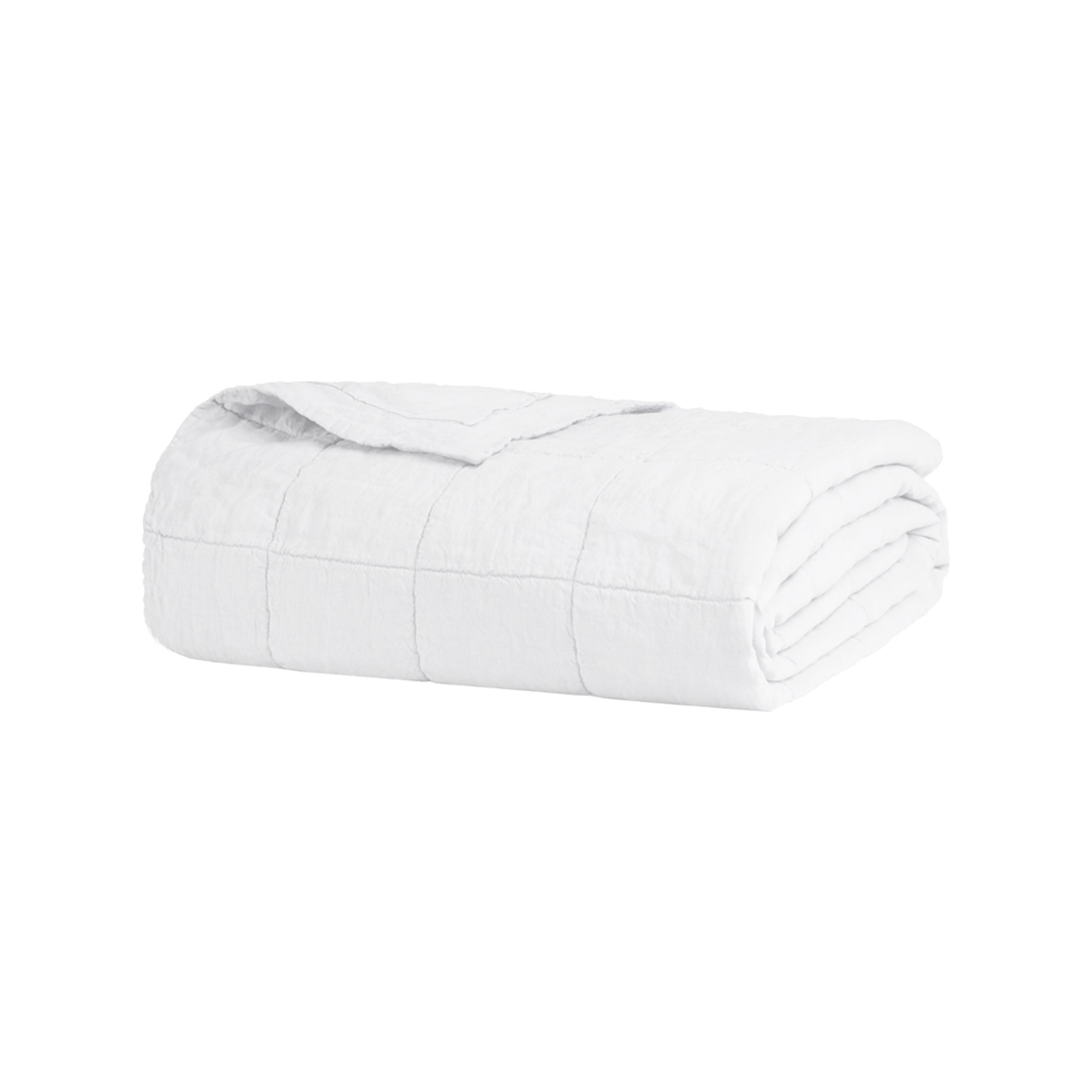 French Flax Linen Quilted Coverlet Queen/King Bunnings Australia