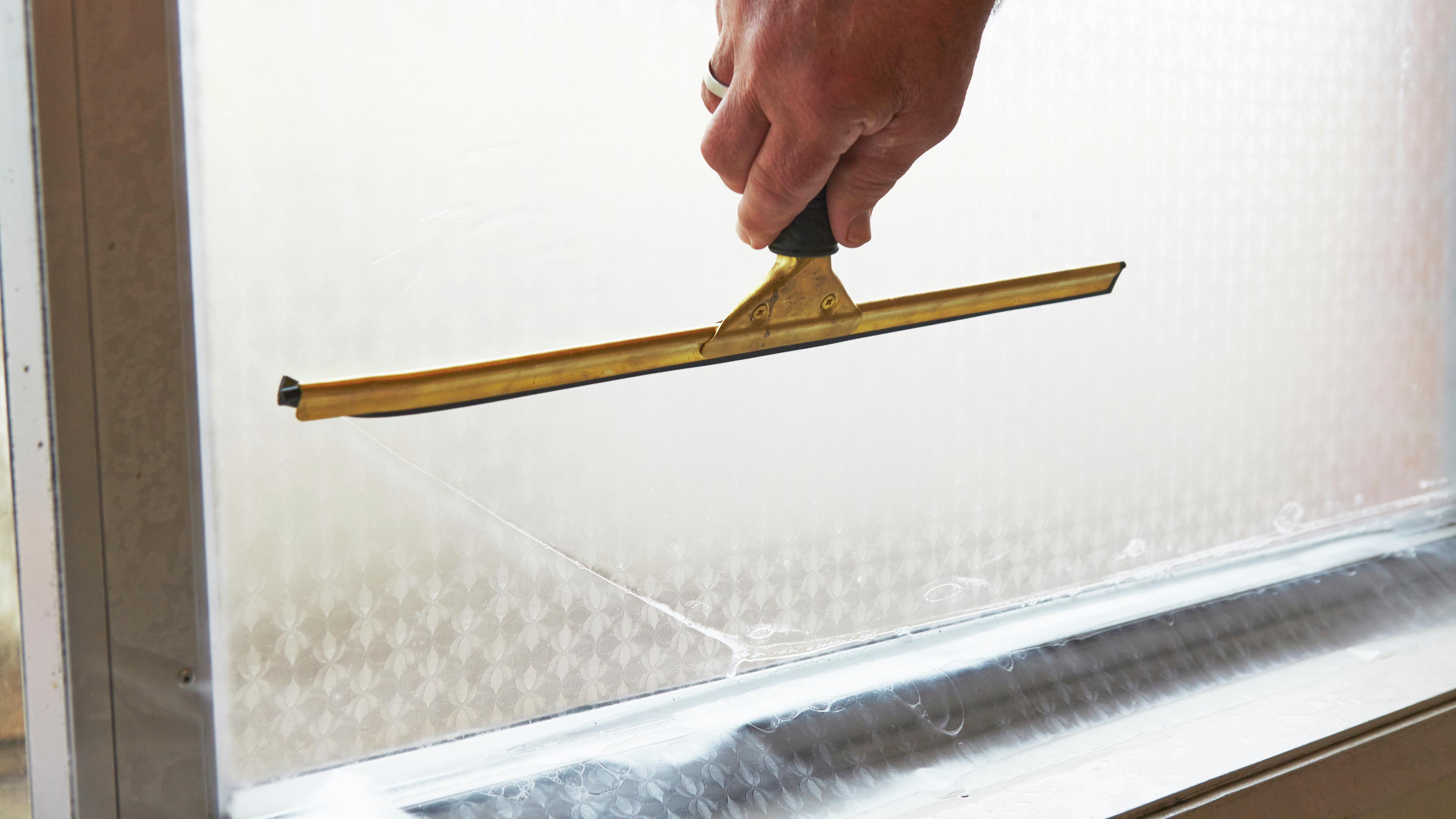 How To Frost A Glass Side Door (And Avoid Bubbles)