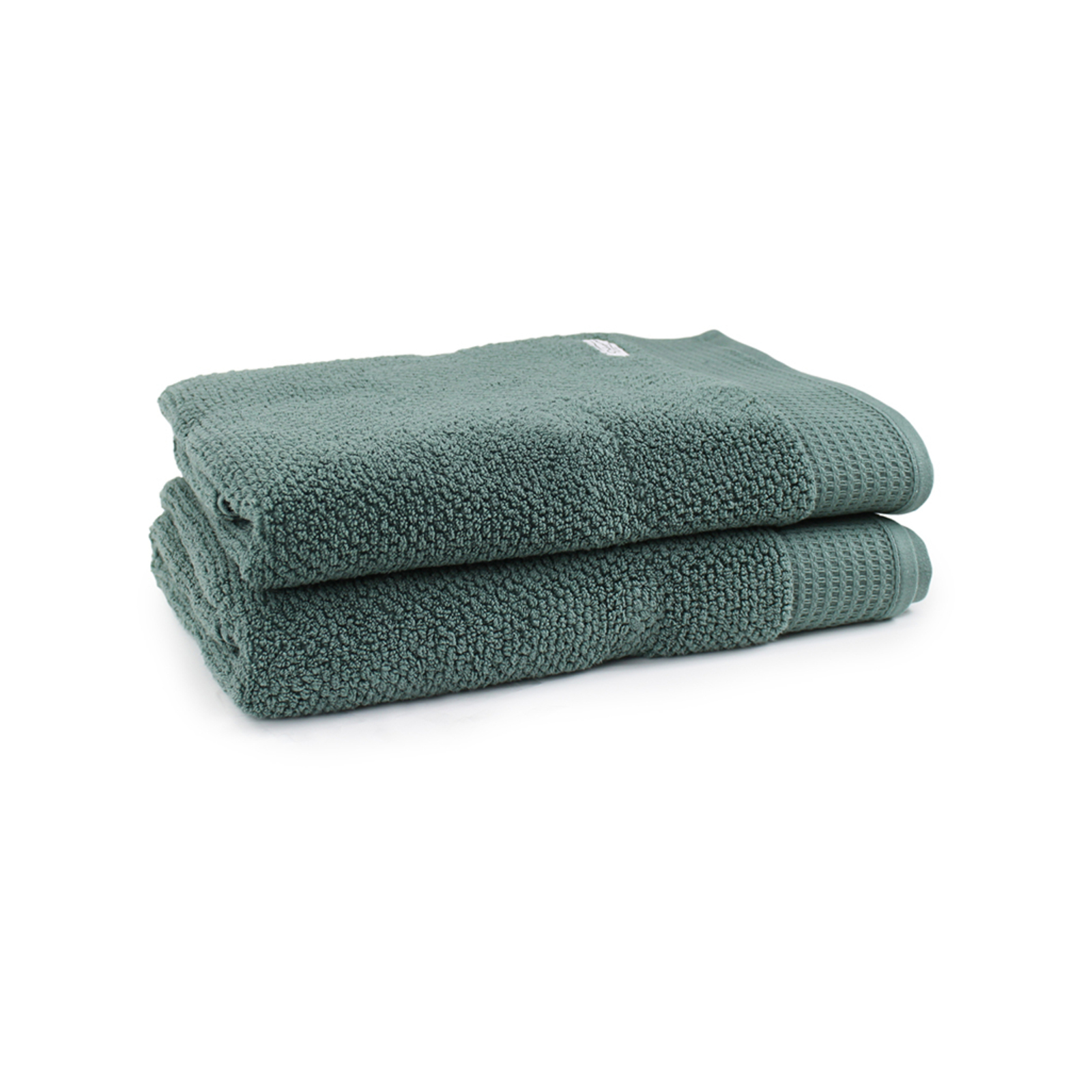 2pc Onkaparinga 90x167cm Avalon Bath Sheet 550GSM Fir Green - Bunnings ...