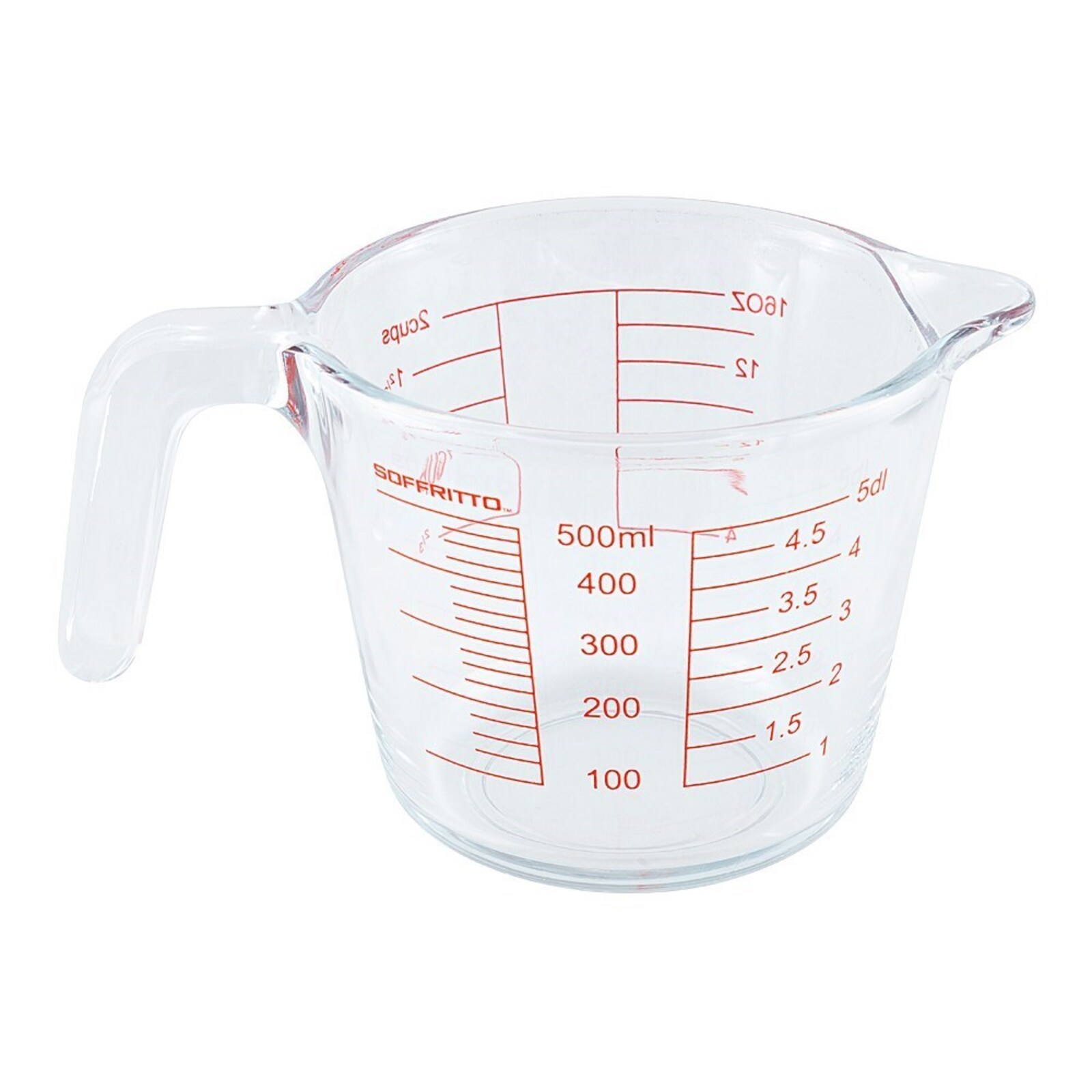 Soffritto Pure Glass Measuring Jug 500ml Bunnings Australia