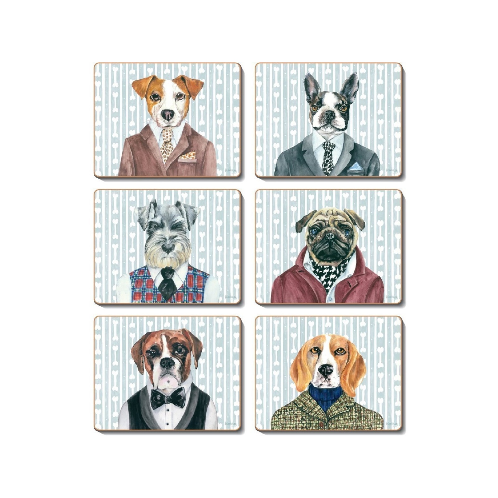Cinnamon Cork Backed Coasters Set of 6 Dogs Dinner Bunnings Australia