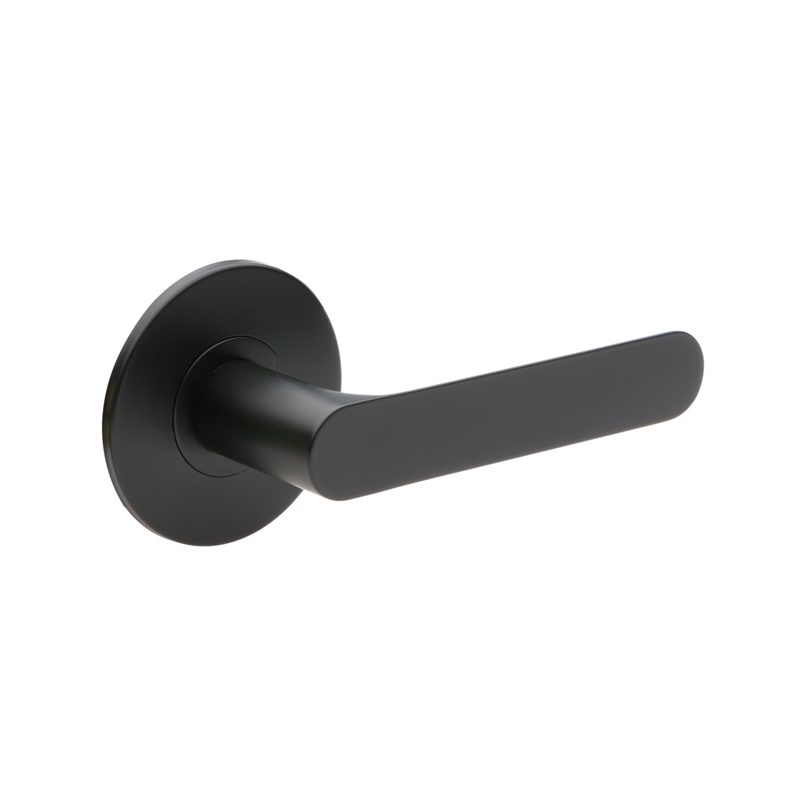 Lane Alana Matte Black Passage Lever Set Round - Bunnings Australia