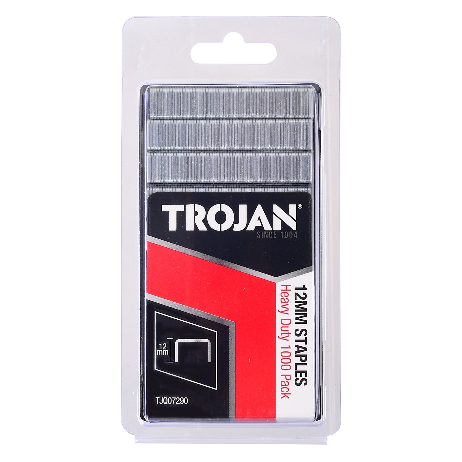 Trojan 12mm Heavy Duty Staples - 1000 Pack
