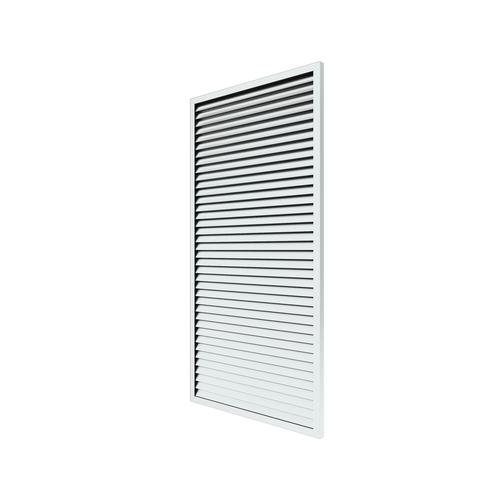 Protector Aluminium 1200 x 2400mm Welded 65 x 16mm Louver Panel - Pearl ...