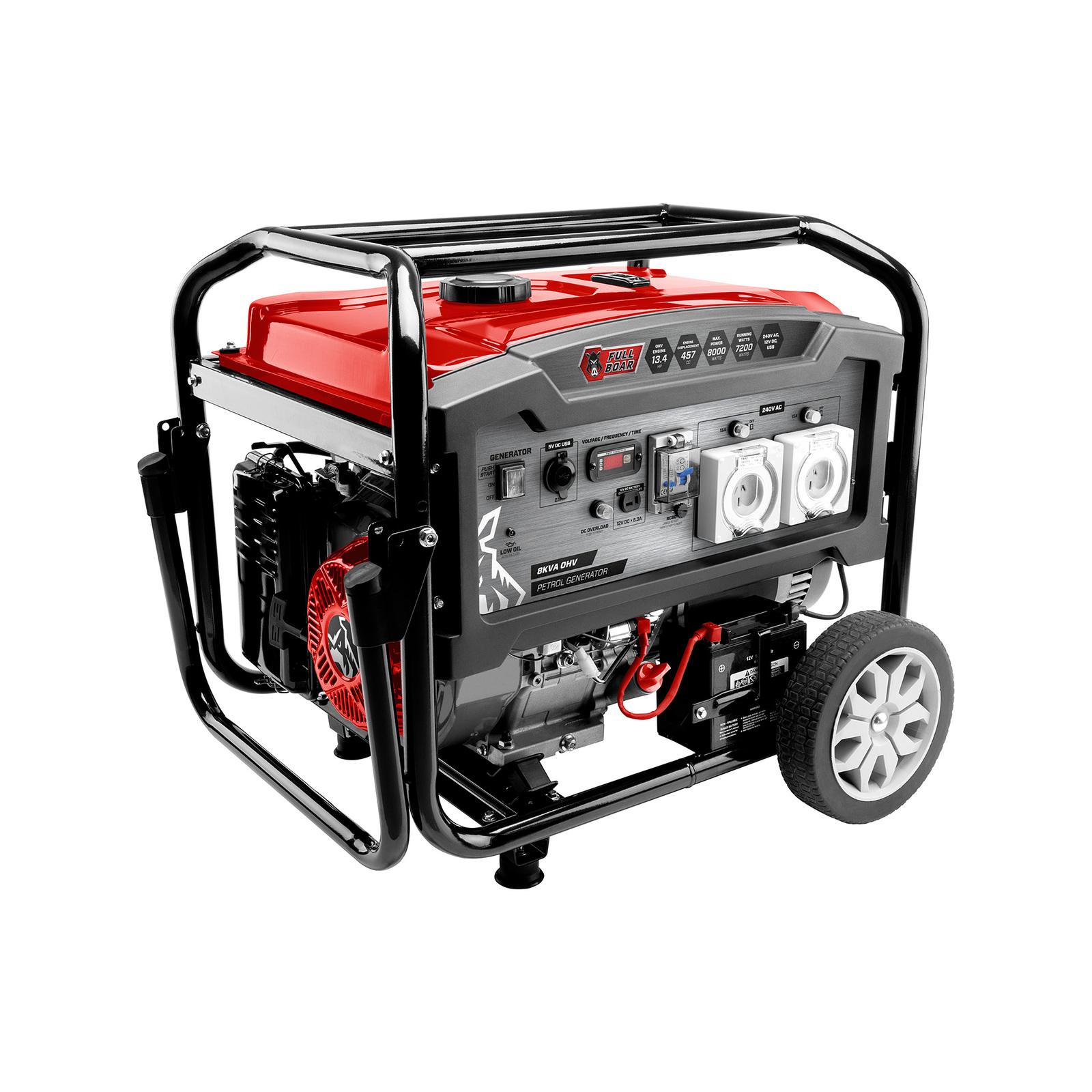 Full Boar 8kVA Petrol Generator Bunnings Australia