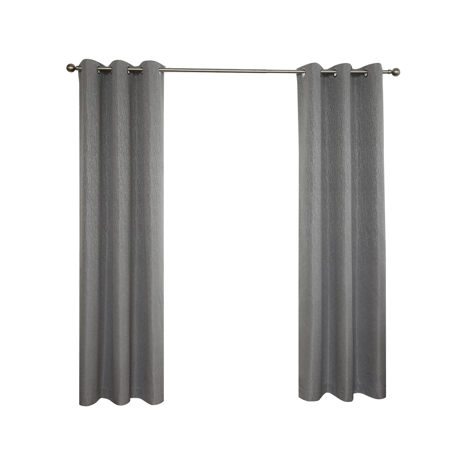 Windoware 120 x 223cm Stone Maple Blockout Eyelet Curtain 1 Curtain