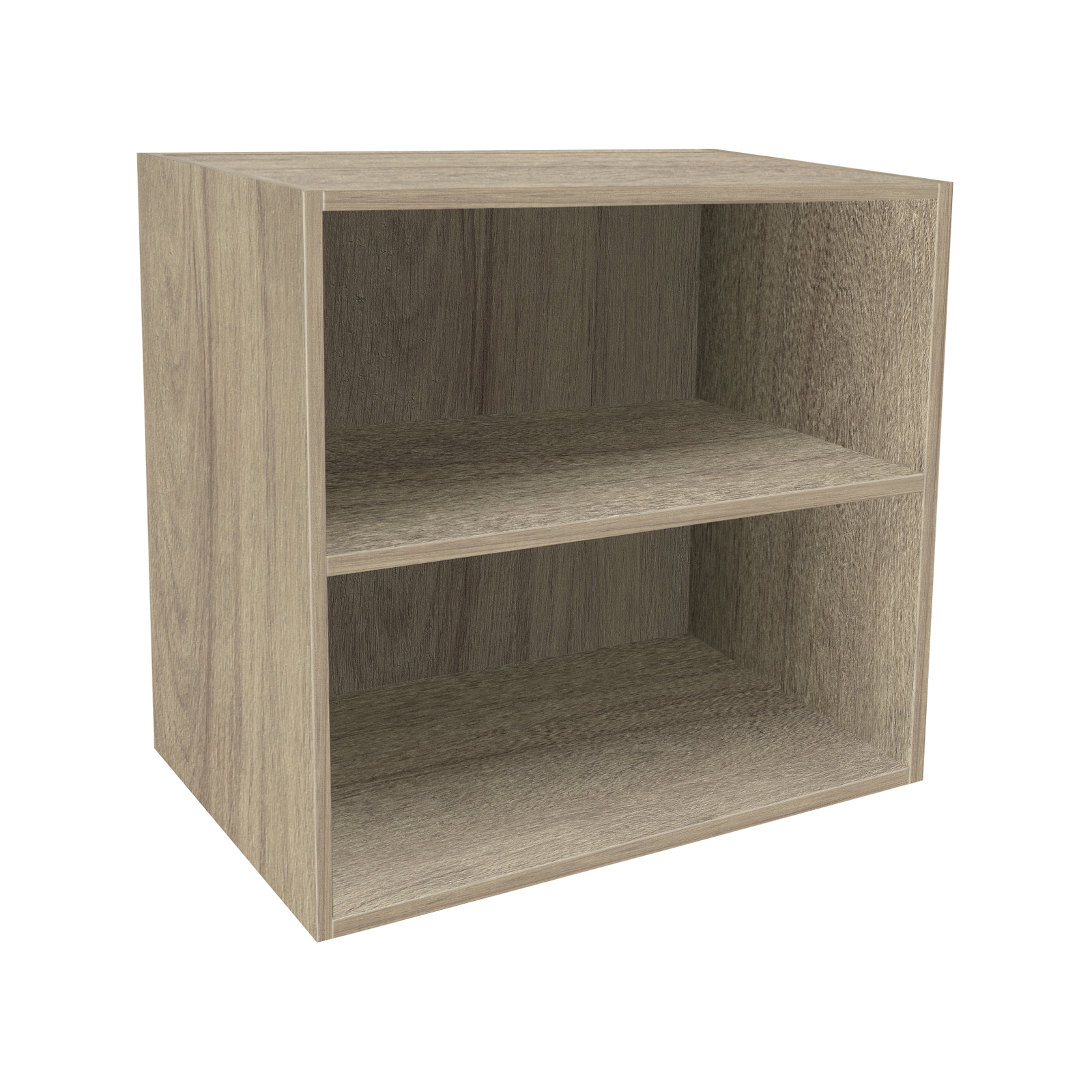 Kaboodle 300-399mm Maplenut Customisable Deep Open Med Wall Shelf 