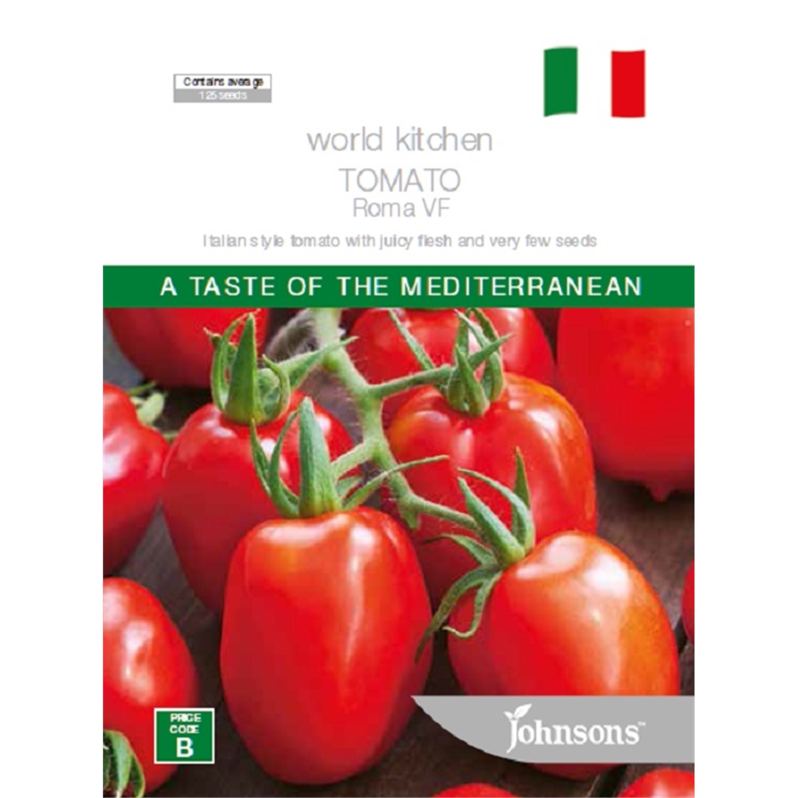 Johnsons Seed Tomato Roma VF World Kitchen Bunnings New Zealand