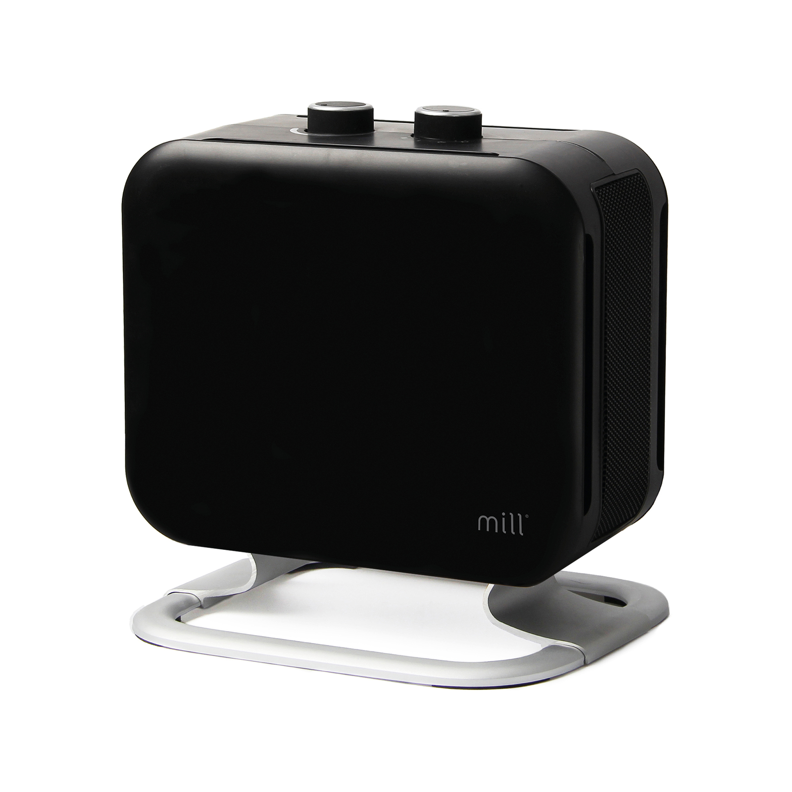 Mill 1800W Black PTC Compact Fan Heater - Bunnings Australia
