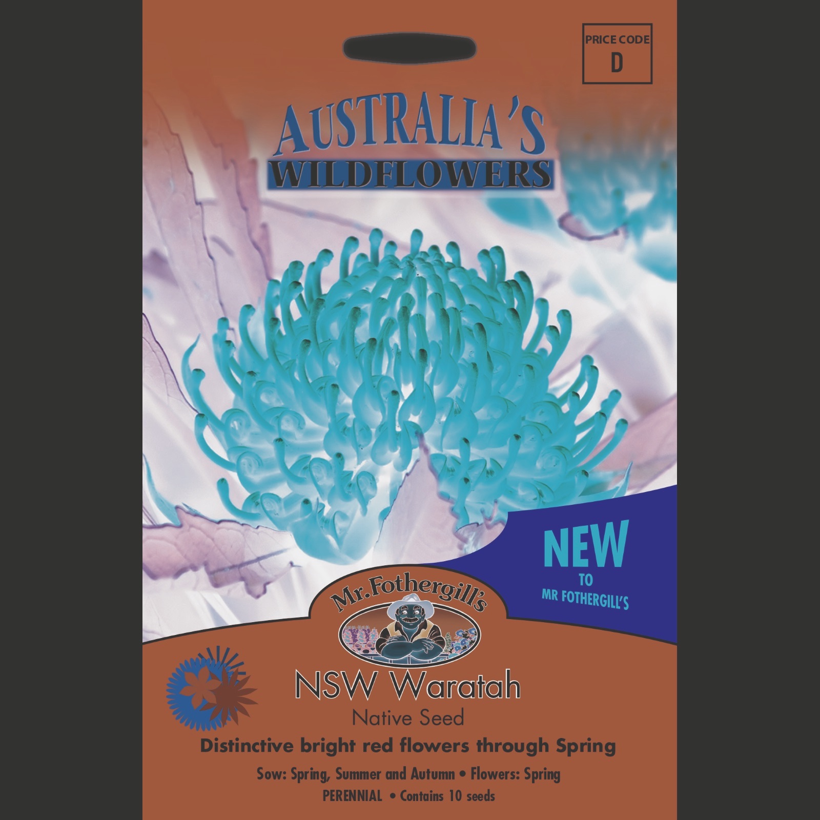 Mr Fothergill's Wildflower Waratah Seeds Bunnings Australia