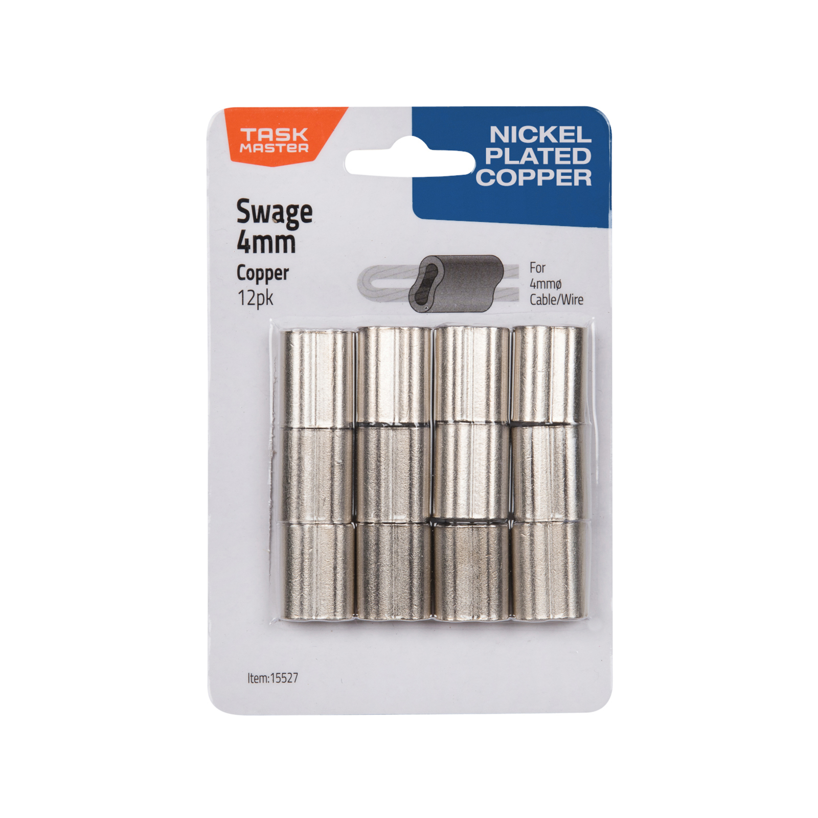 Taskmaster 4mm Copper Swage 12 Pack Bunnings Australia
