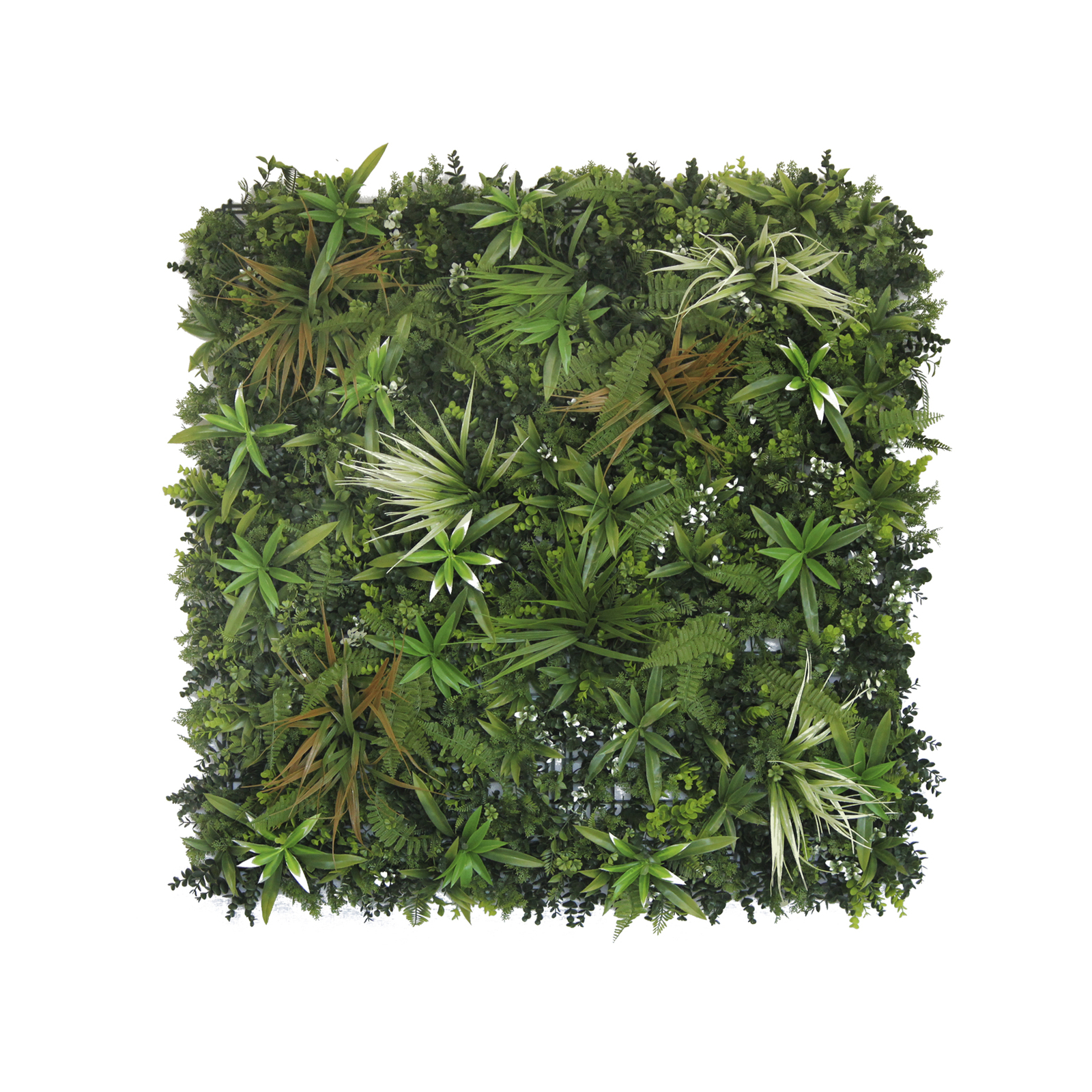 UN-REAL 100cm Spider Fern Artificial Hedge Tile - Bunnings Australia