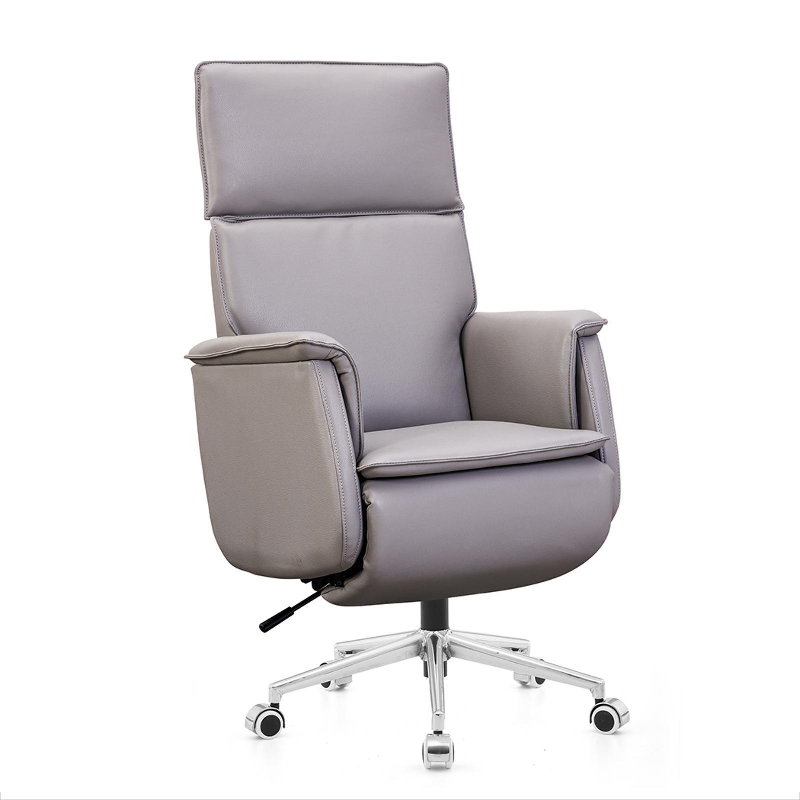 Leeton Office Recliner Chair Koala Grey Bunnings Australia