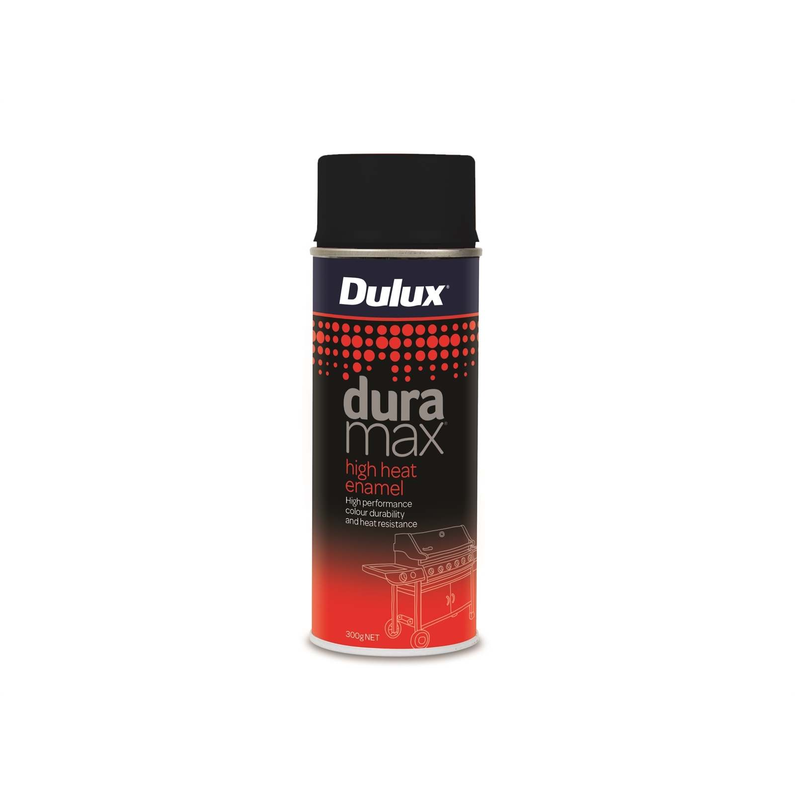 Dulux 300g Duramax High Heat Black Enamel Spray Paint Bunnings Australia