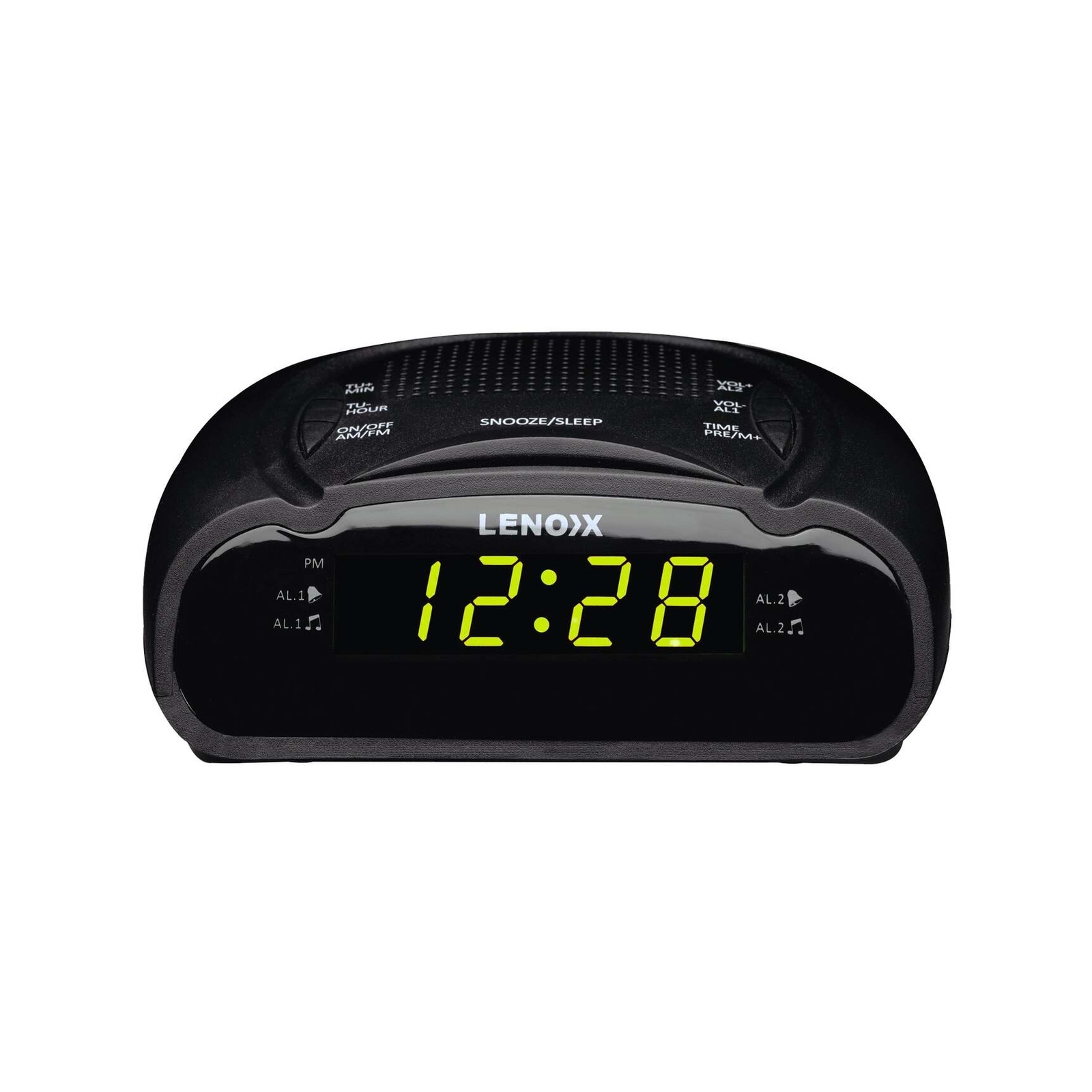 Lenoxx Am/fm Alarm Clock & Radio W/ Green Led Time Numbering Bunnings