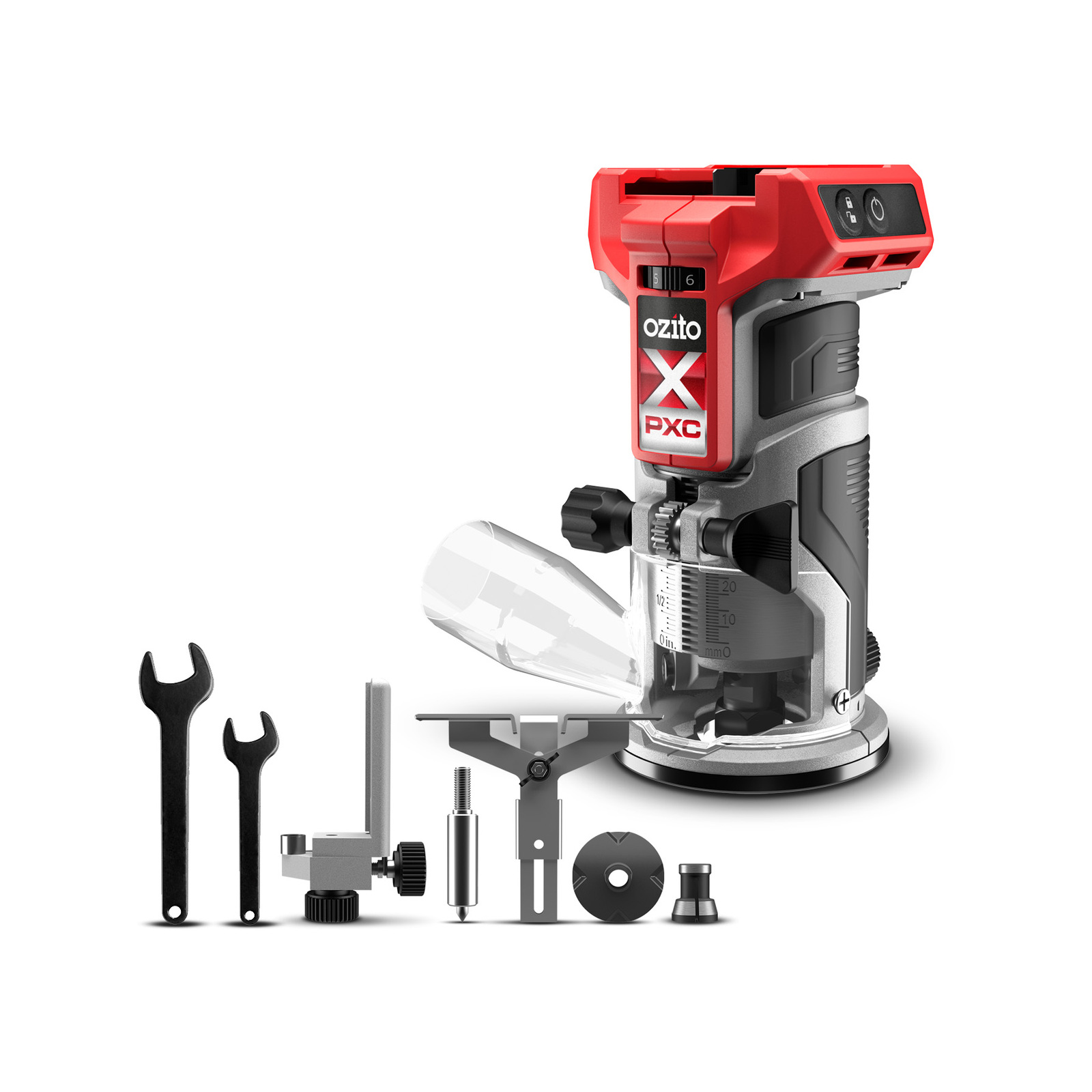 Ozito PXC 18V Brushless Trim Router Skin Only Bunnings Australia