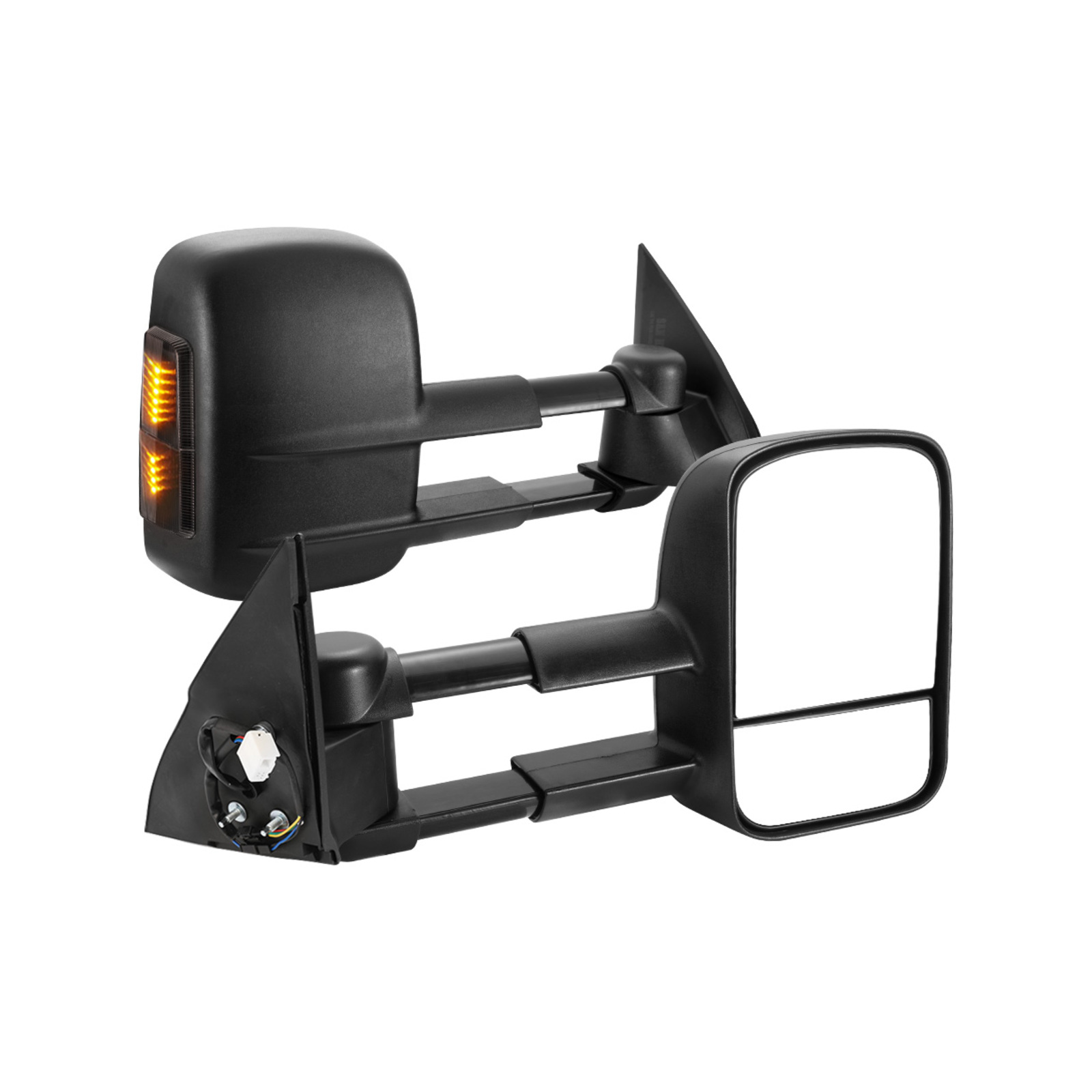 Pair Extendable Towing Mirrors for Toyota Prado 150 Series 2009 ON