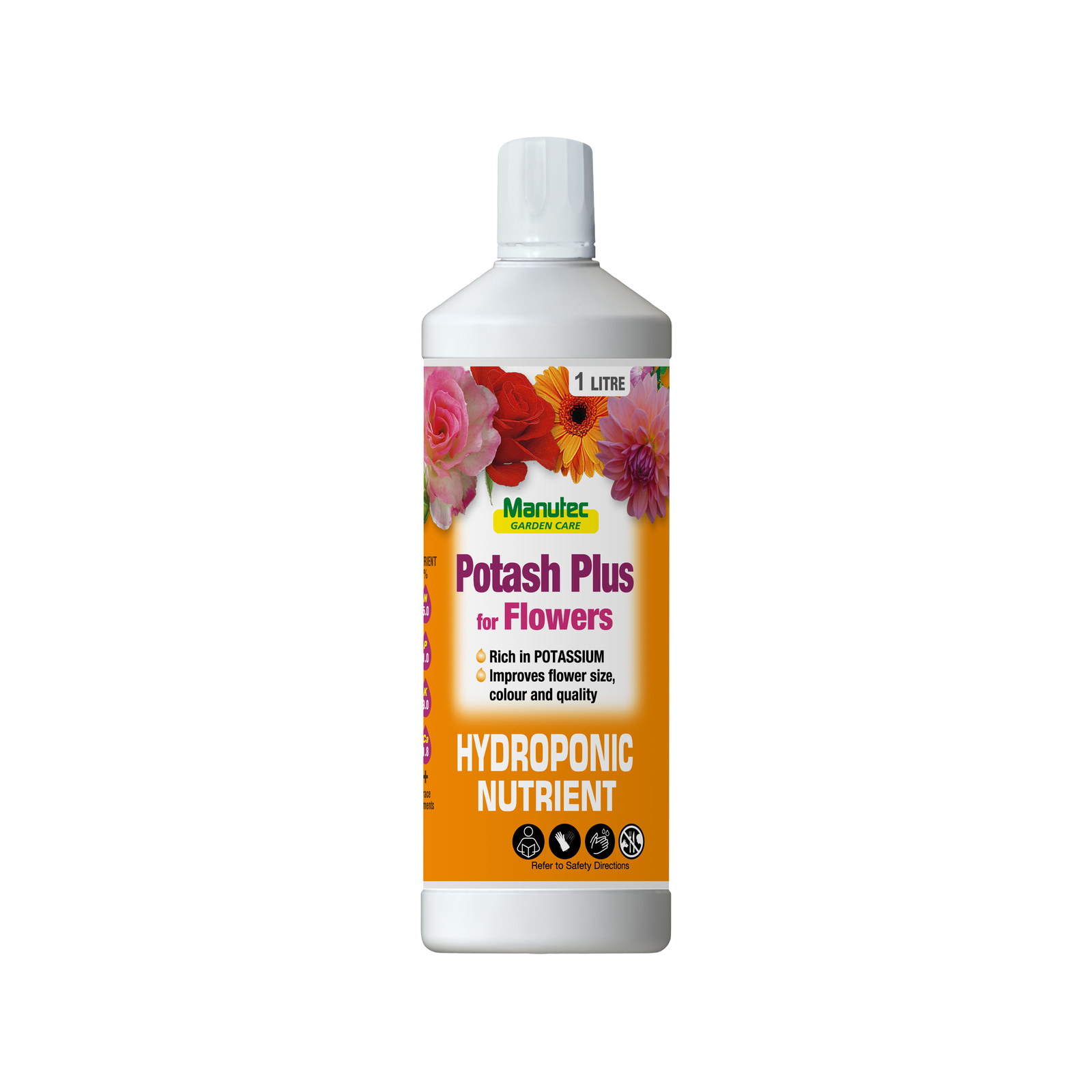 Manutec 1L Hydroponic Potash Plus For Flowers Bunnings Australia