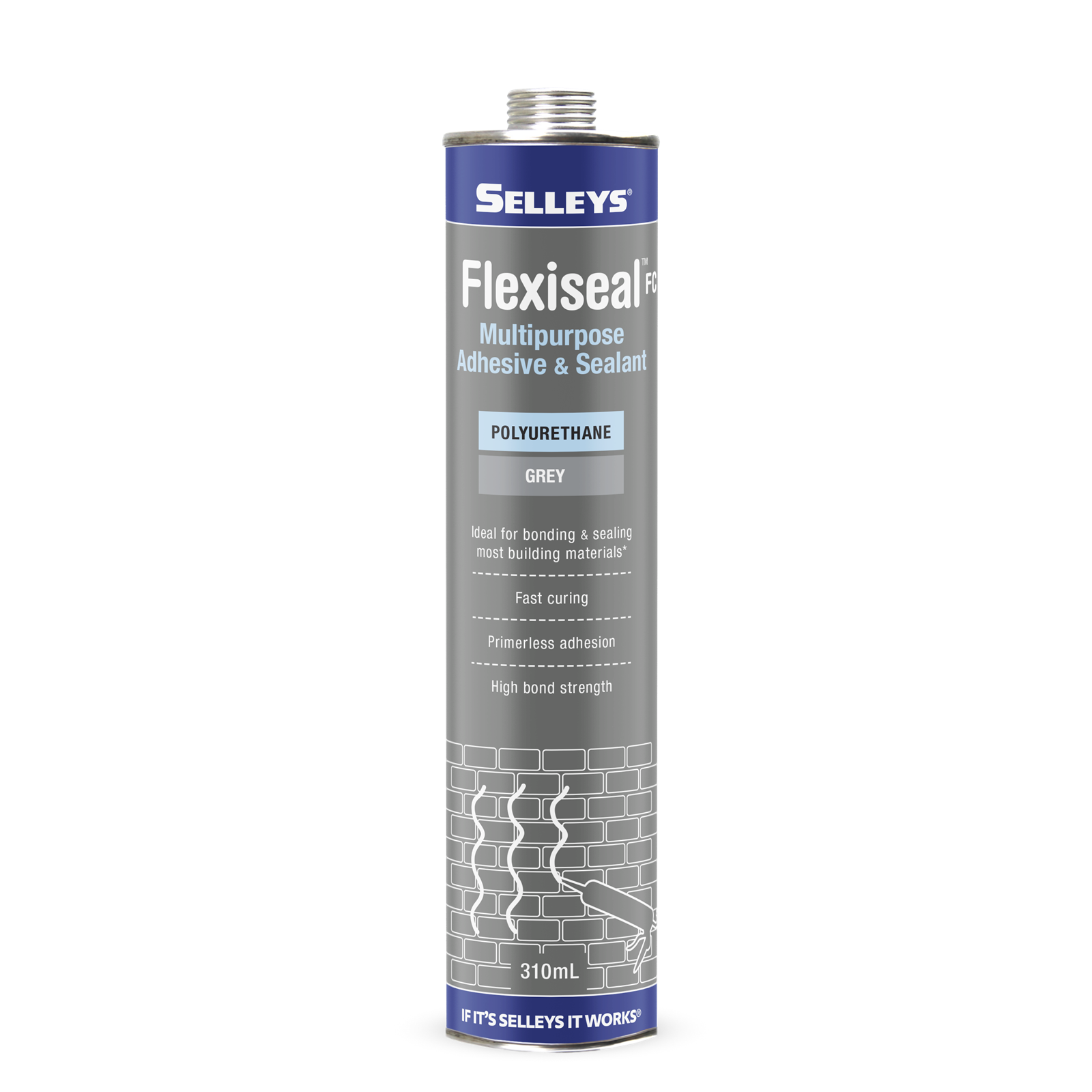 Selleys 310ml Grey Flexiseal FC Polyurethane Construction Sealant And