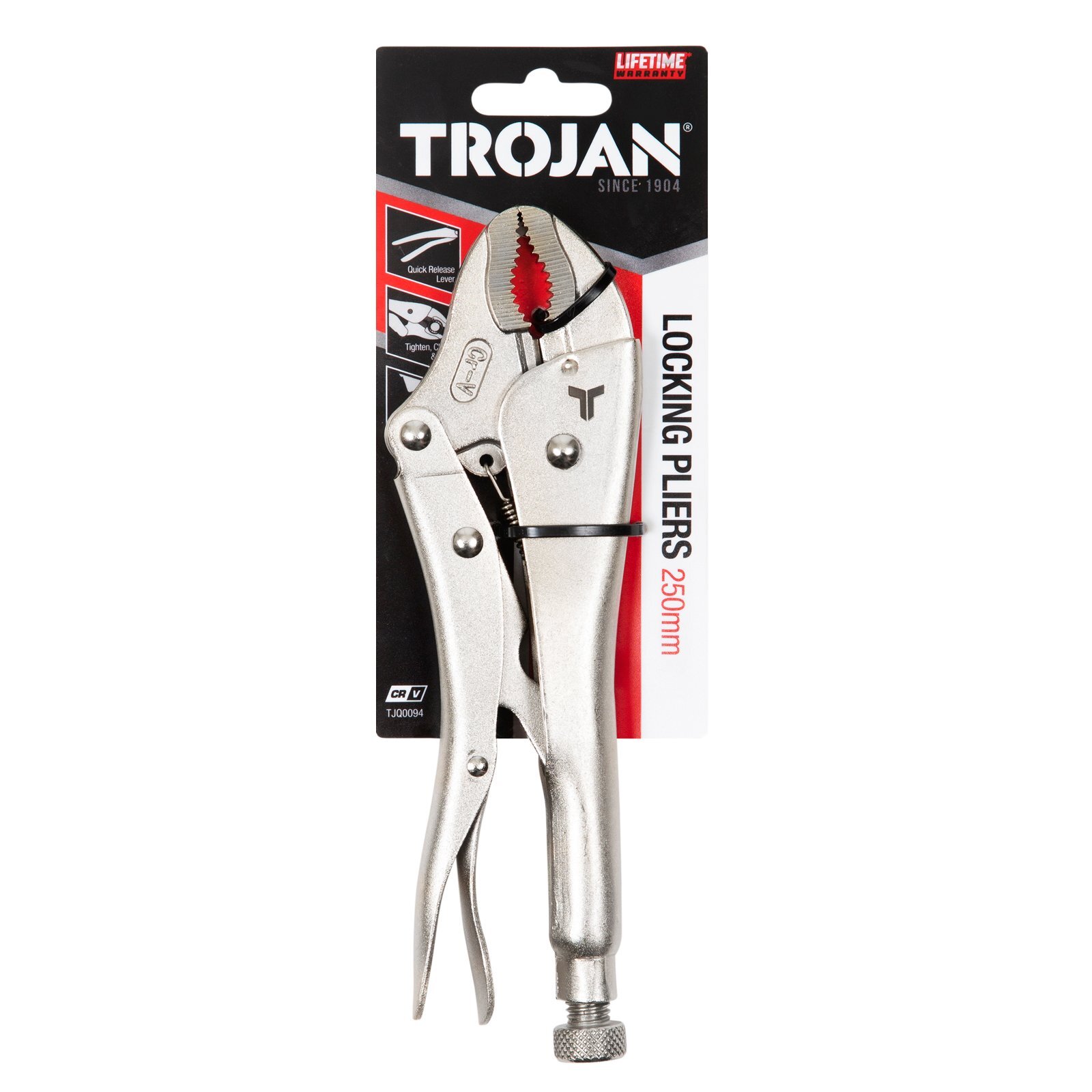 Trojan 250mm Locking Pliers Bunnings Australia