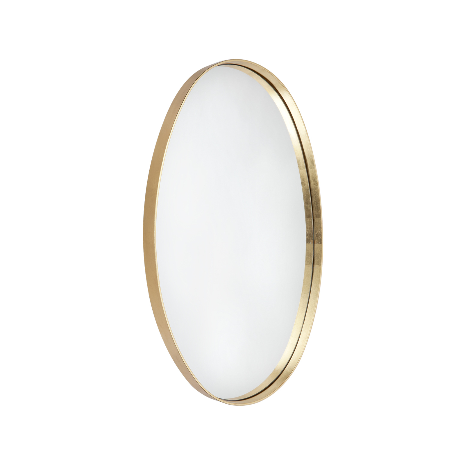 Lucille Oval Wall Mirror ? Gold Leaf - Bunnings Australia
