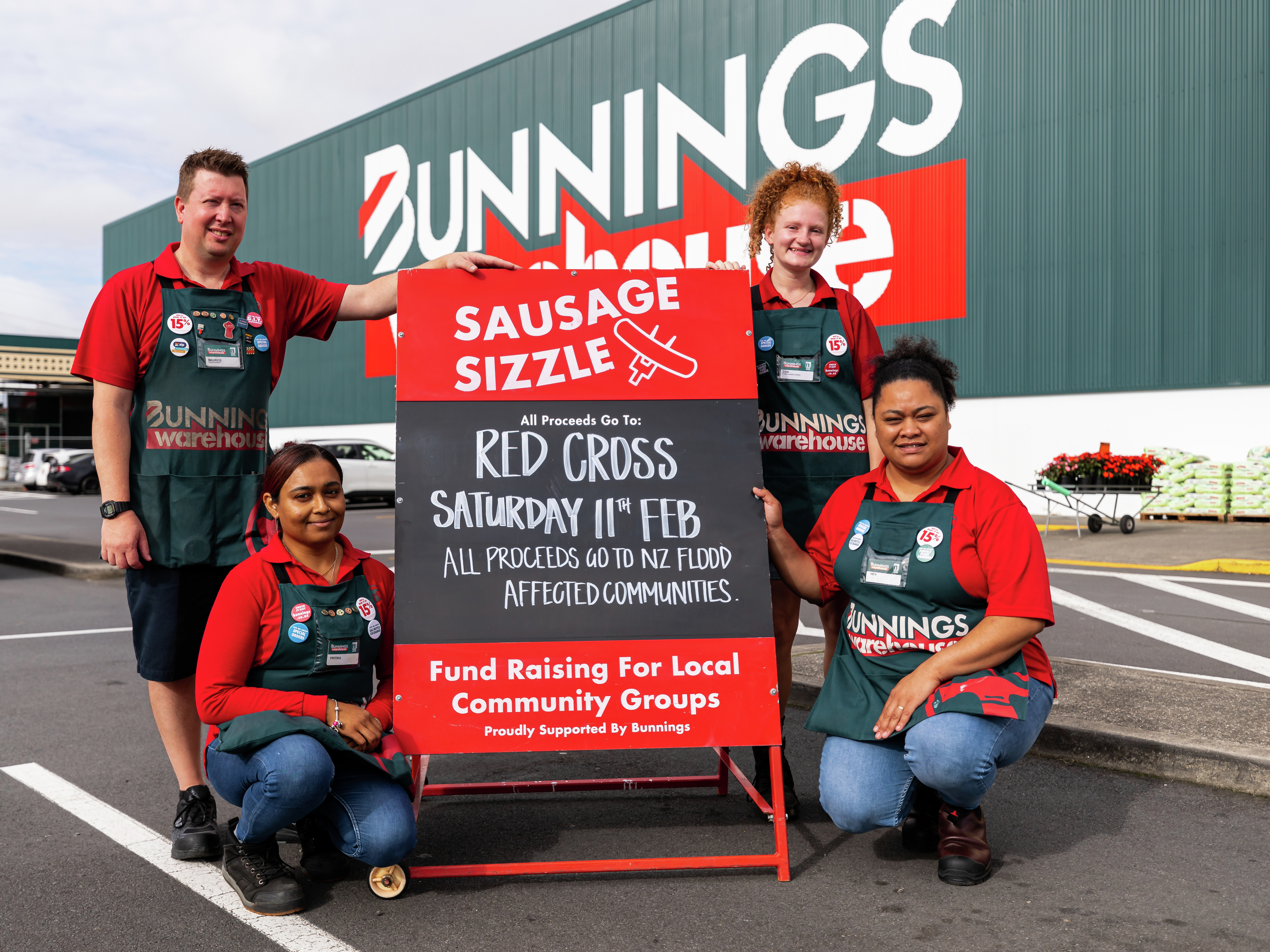 Bunnings 2024 bbq fundraising