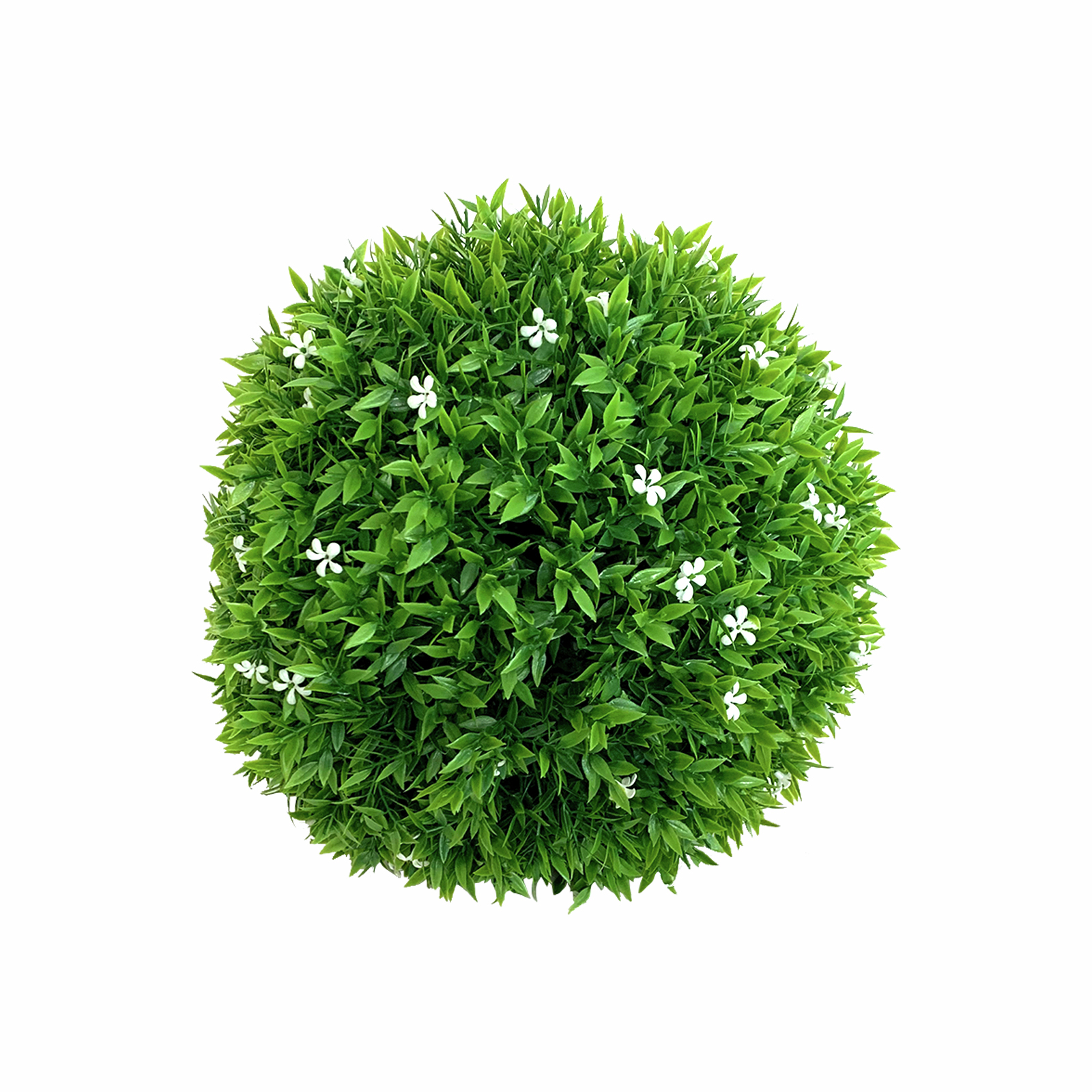 UN-REAL 38cm White Flower Artificial Topiary Ball - Bunnings Australia