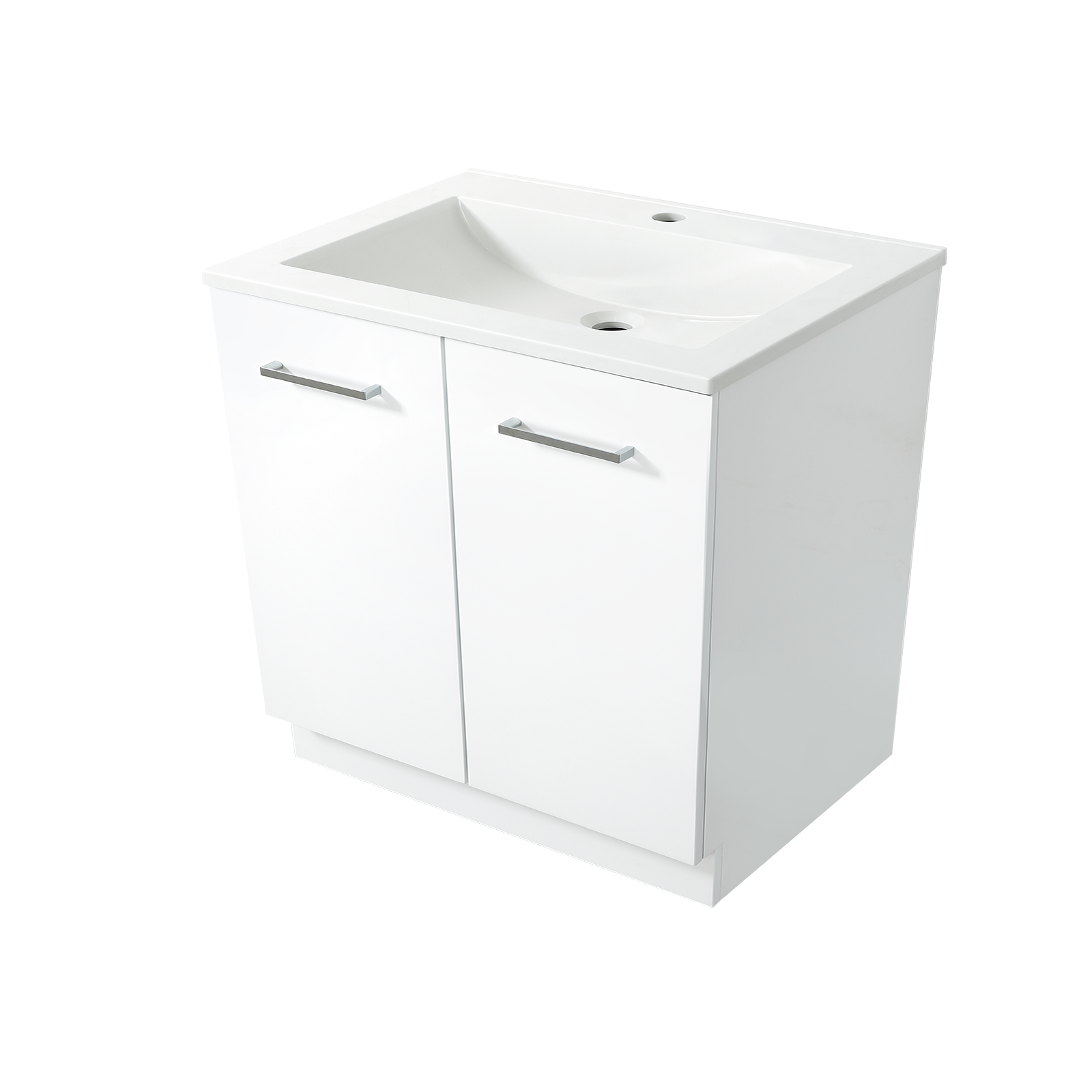 Estilo 600mm White Freestanding Bathroom Vanity Unit Bunnings Australia