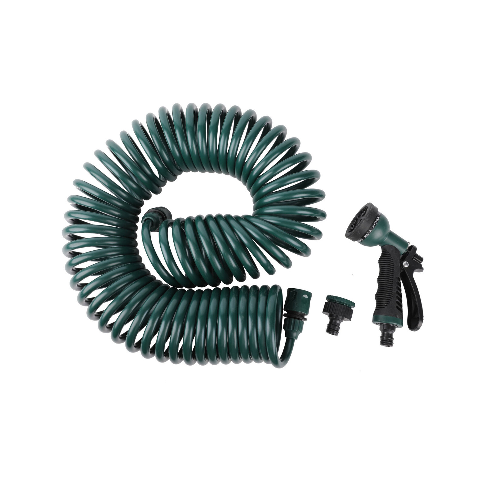 Aqua 15m Spiral Coil Hose Systems with Spray Gun Bunnings Australia