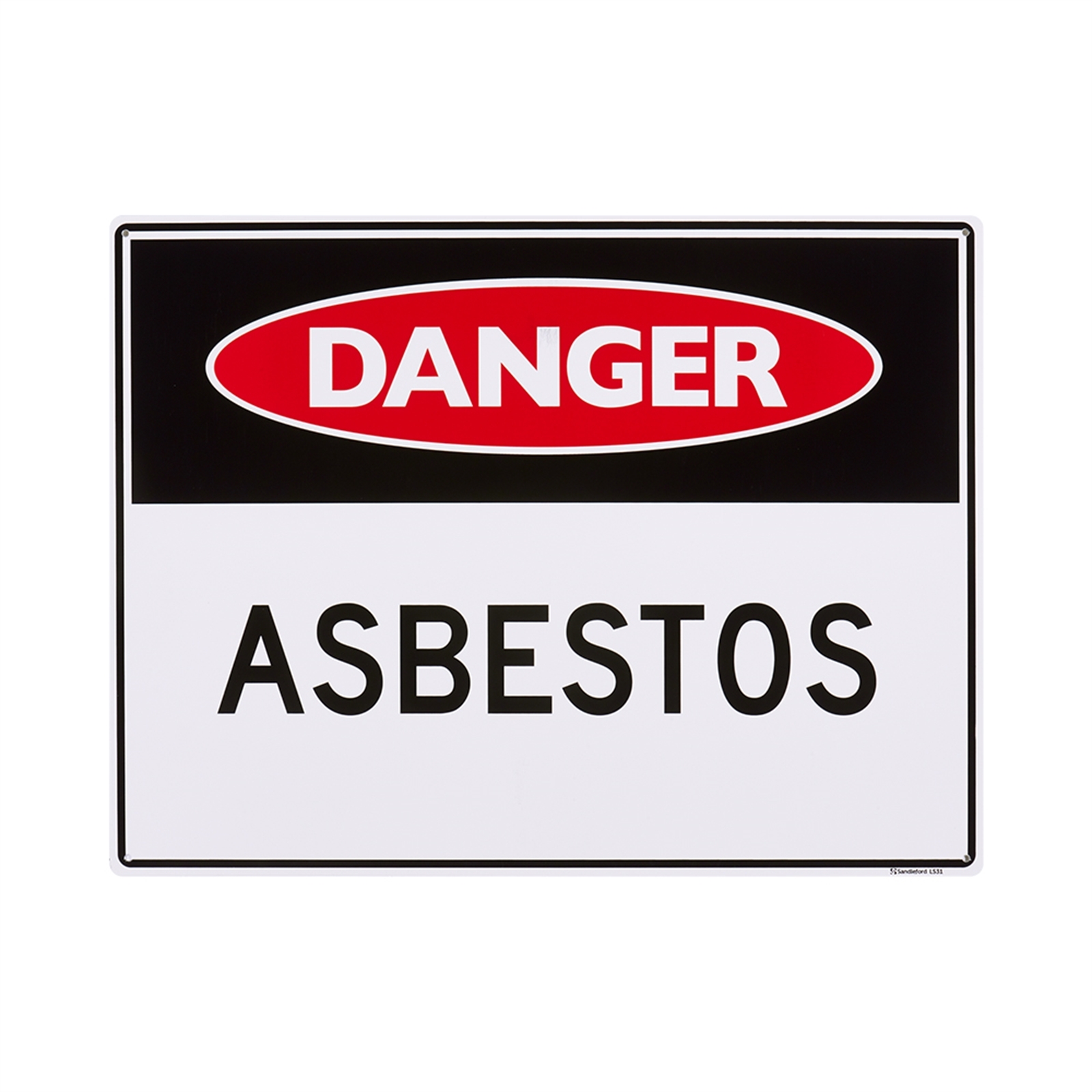 Sandleford 450 x 600mm Asbestos Plastic Sign Bunnings Australia