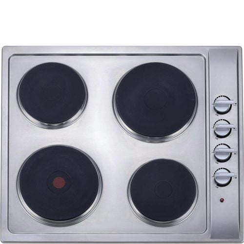 Bellini 60cm Stainless Steel 4 Burner Electric Cooktop Bunnings New