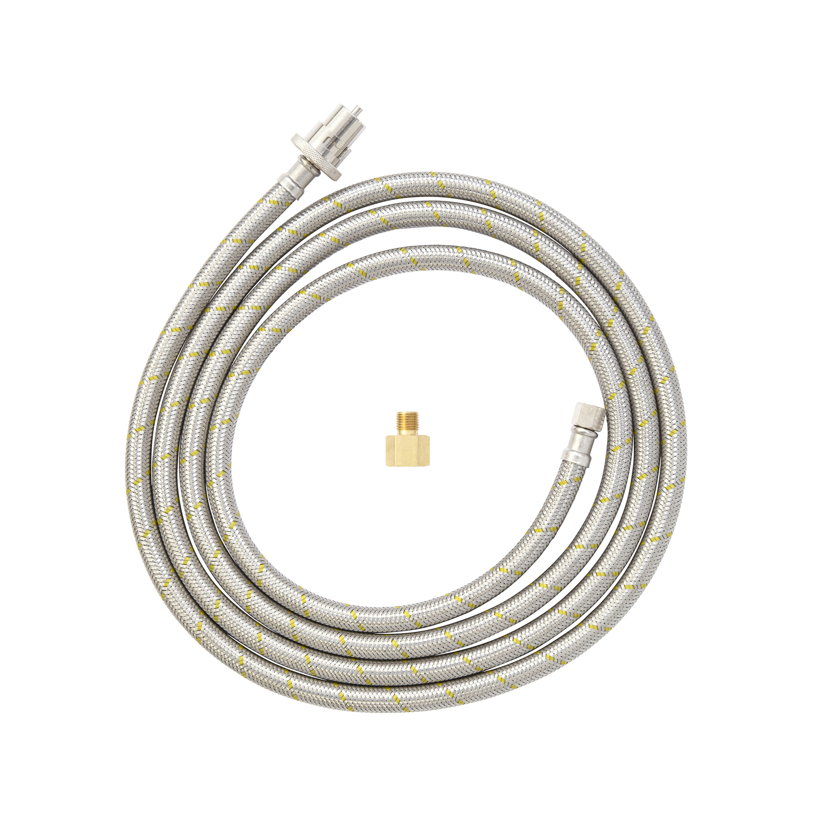 Gasmate 3000mm Gas BBQ Braided Hose And 1/4" BSP Female